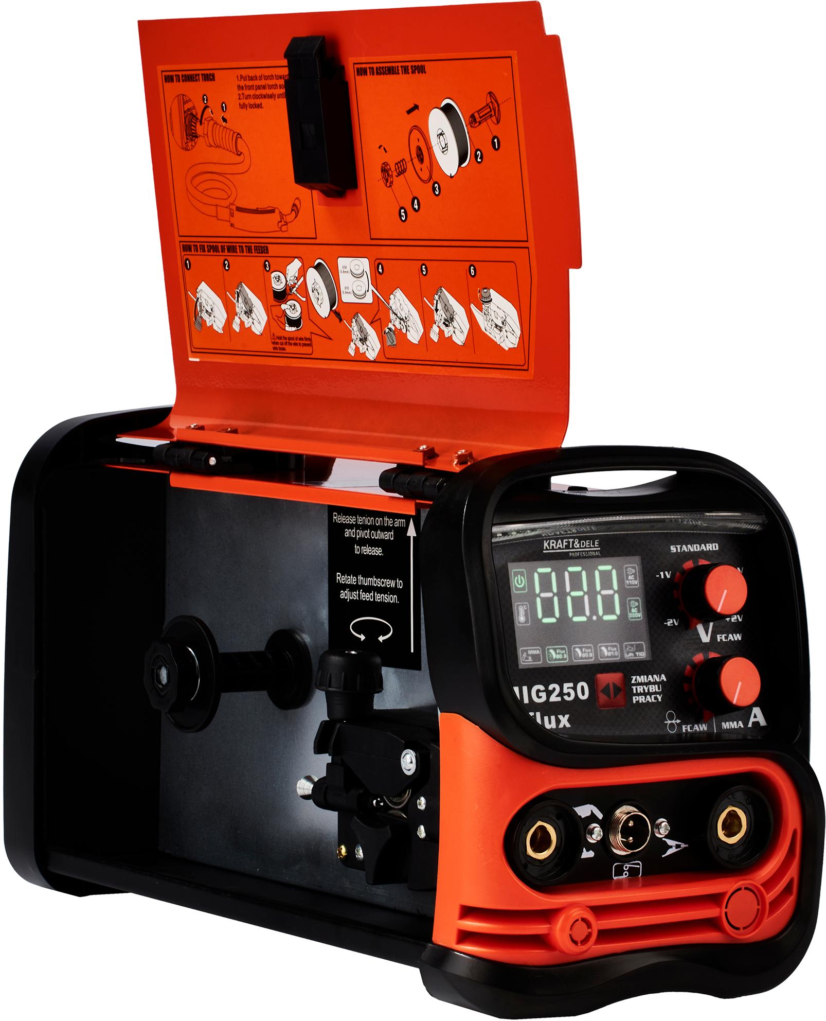 Svářečka 250 A–MIG / MMA / LIFT TIG 3 v 1 KD1875