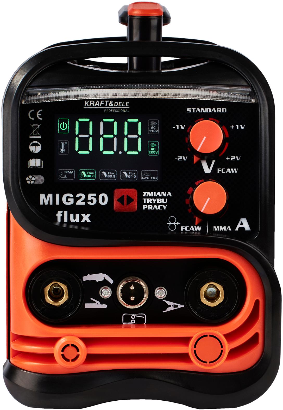 Svářečka 250 A–MIG / MMA / LIFT TIG 3 v 1 KD1875
