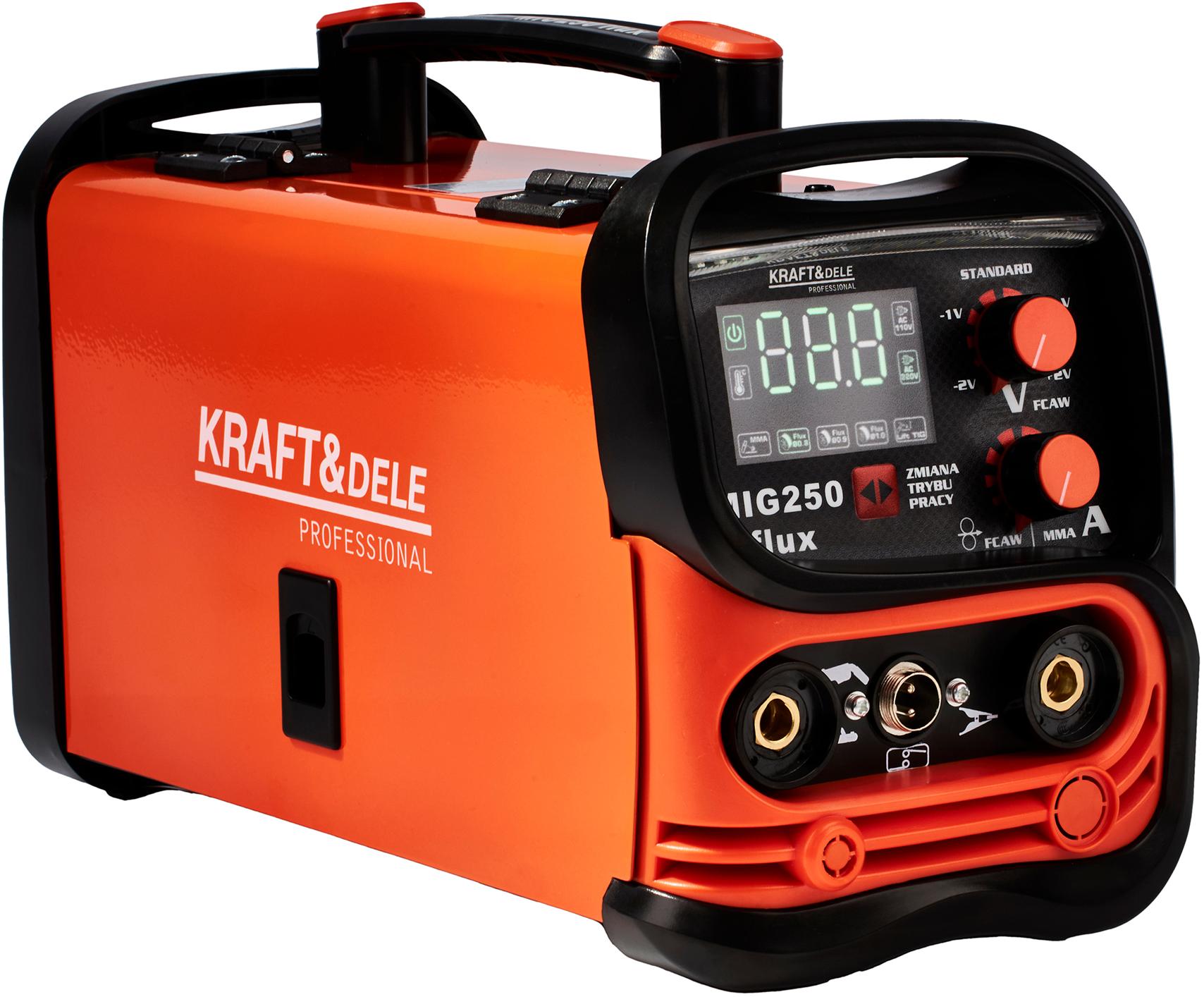 KRAFT&DELE Svářečka 250 A–MIG / MMA / LIFT TIG 3 v 1 KD1875