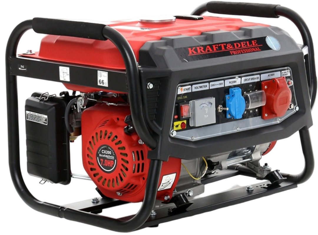 Generátor 3000 W, 12/230/380 V KD137
