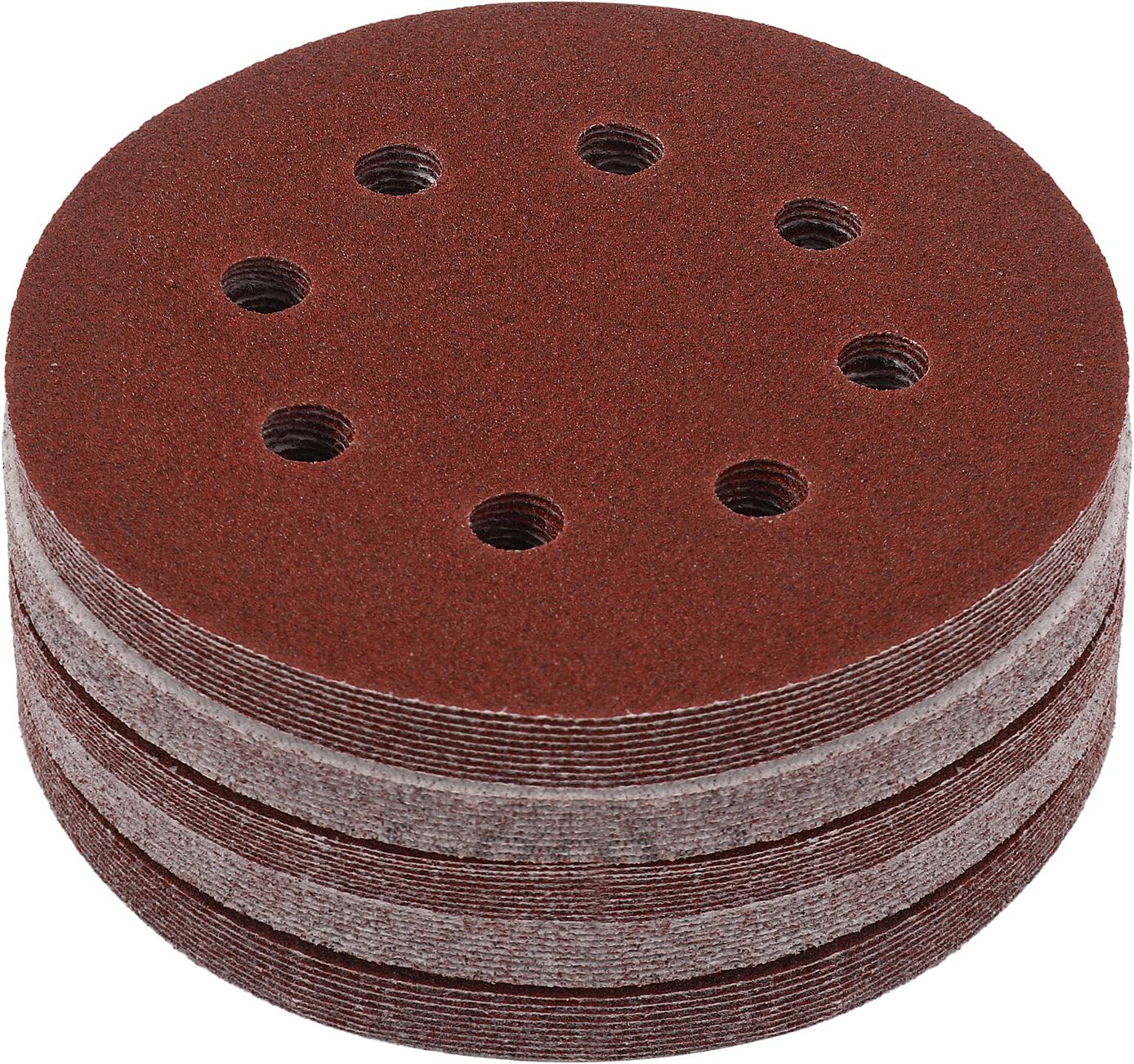 Brusný kotouč 125 mm, zrnitost P60, na suchý zip, 50 ks KD11808
