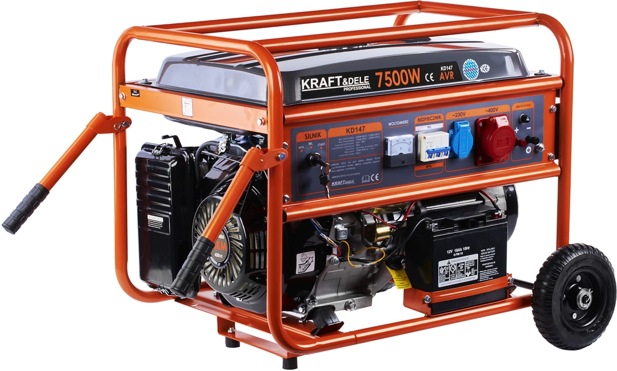 Generátor 230 V / 400 V, 7500 W KD147
