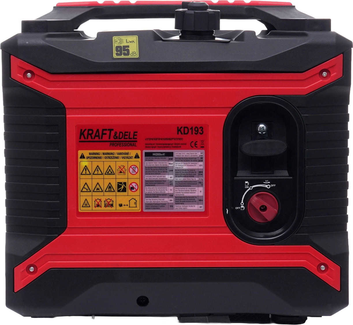 Invertorový generátor 2500 W KD193