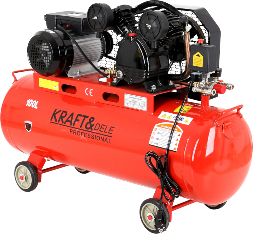 Olejový kompresor 100 l, 230 V KD402