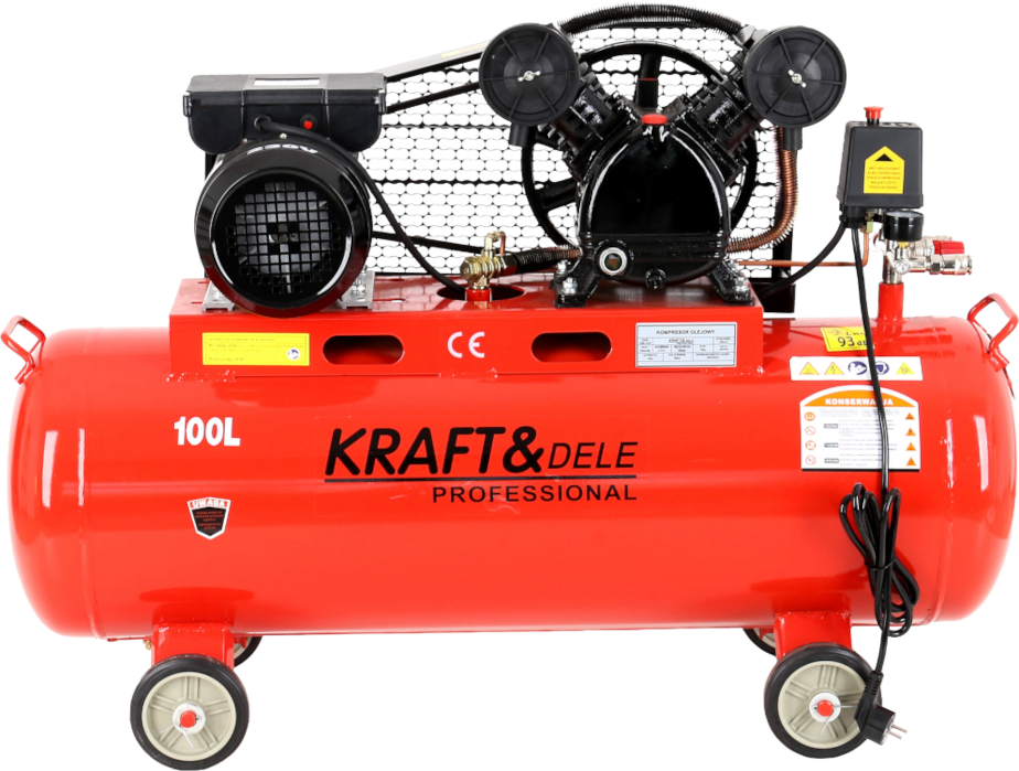 Olejový kompresor 100 l, 230 V KD402