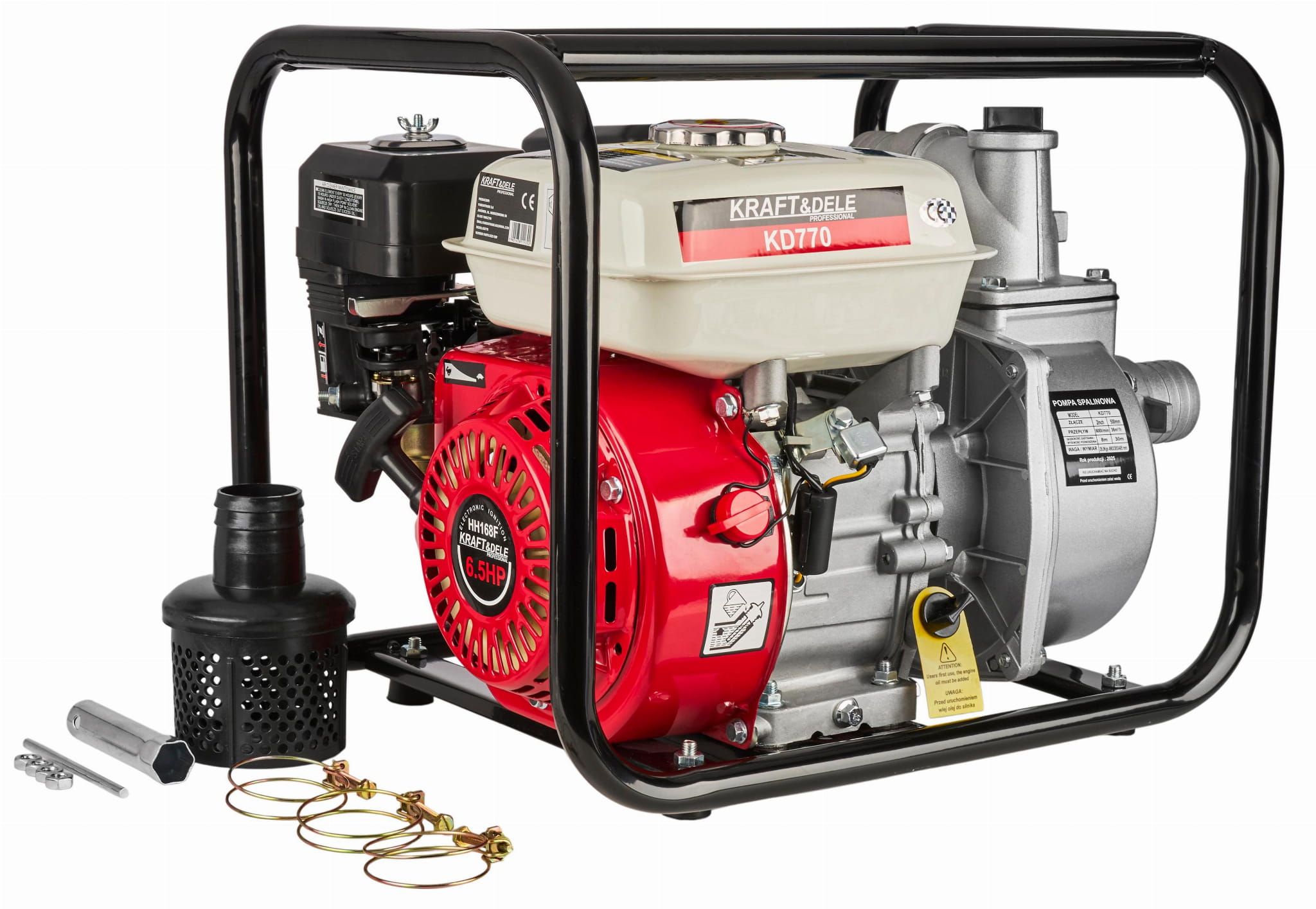 Motorové čerpadlo, benzínové čerpadlo 2" na vodu, 600 l/min KD770