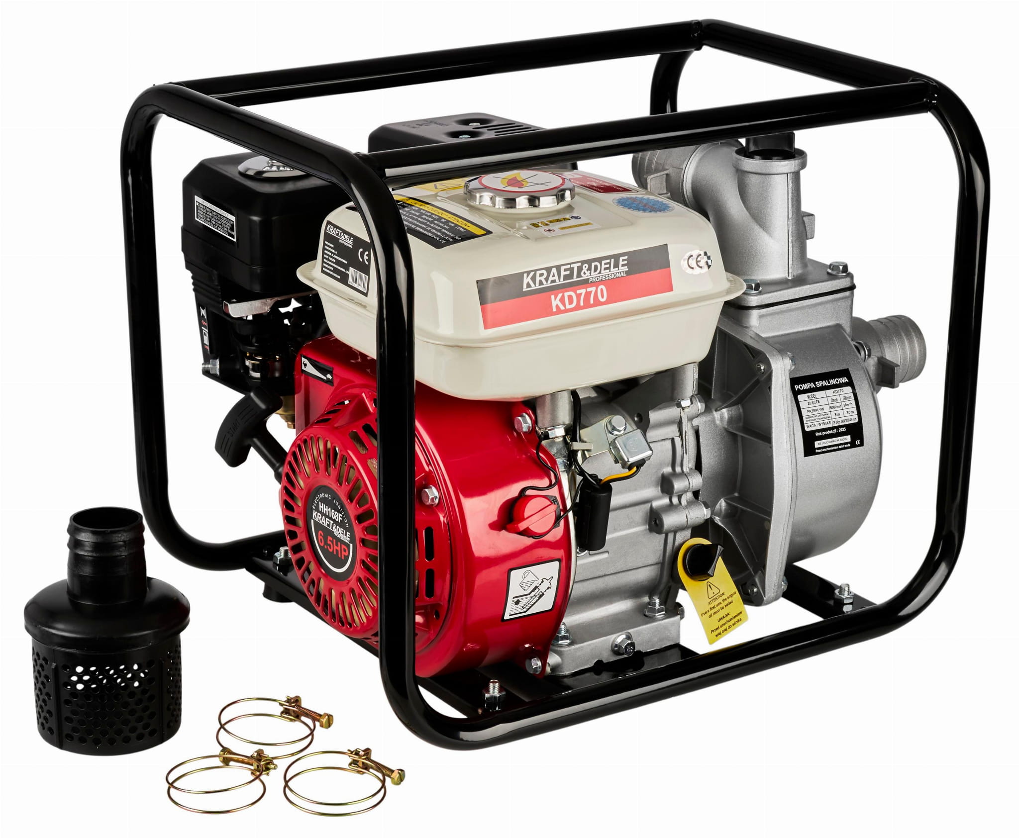Motorové čerpadlo, benzínové čerpadlo 2" na vodu, 600 l/min KD770