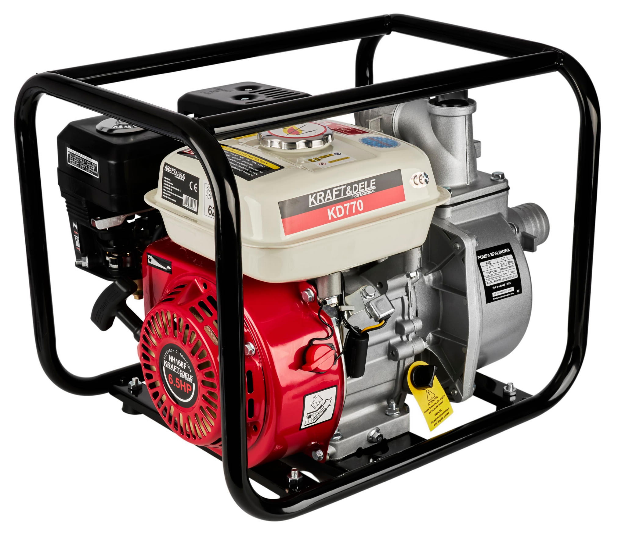 Motorové čerpadlo, benzínové čerpadlo 2" na vodu, 600 l/min KD770