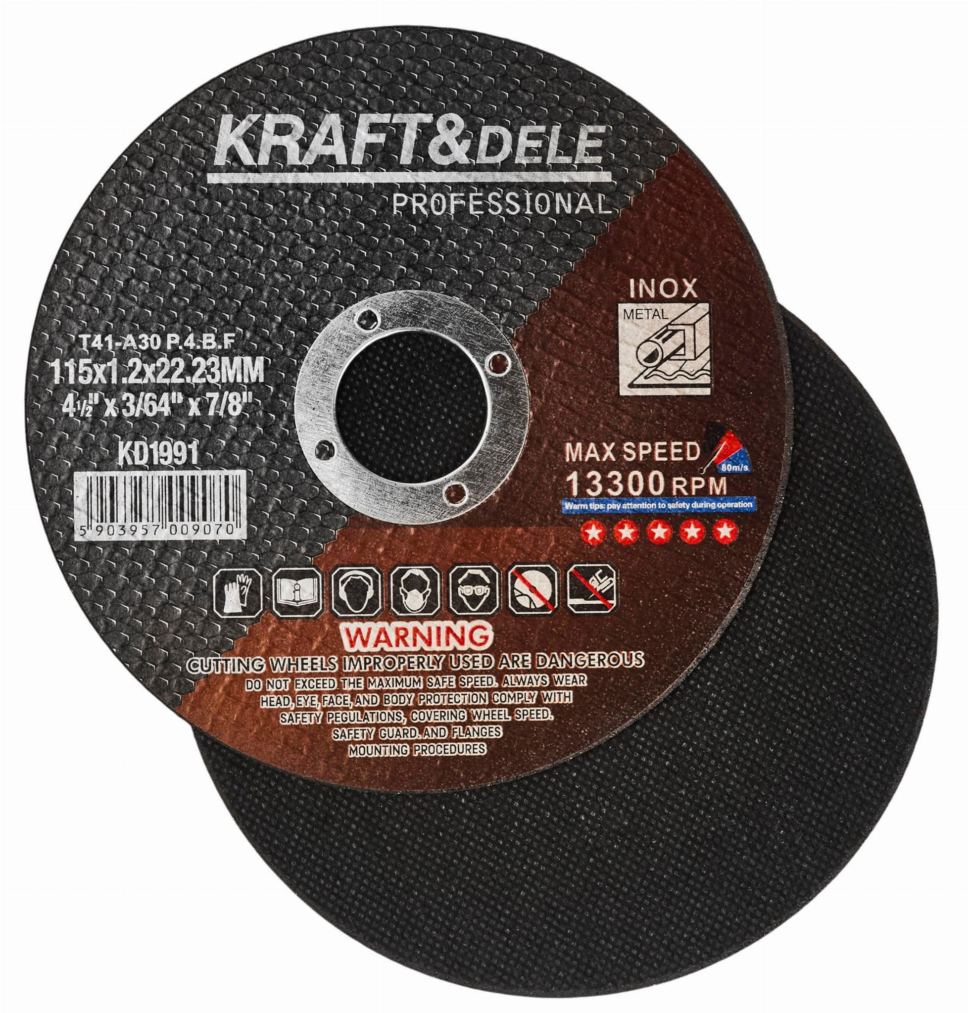 Kotouč na kov 115 × 1,2 × 22,23 mm KD1991