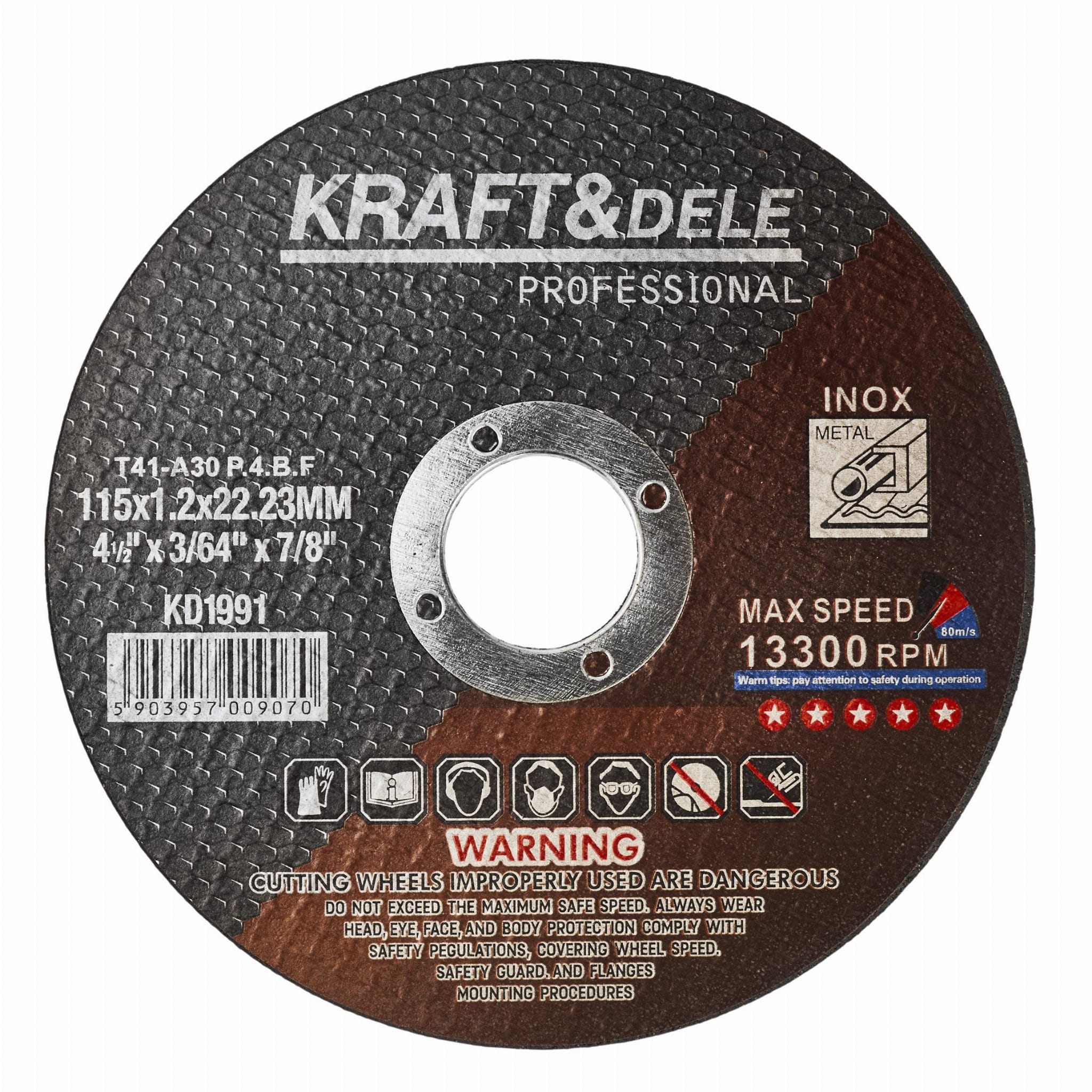 KRAFT&DELE Kotouč na kov 115 × 1,2 × 22,23 mm KD1991