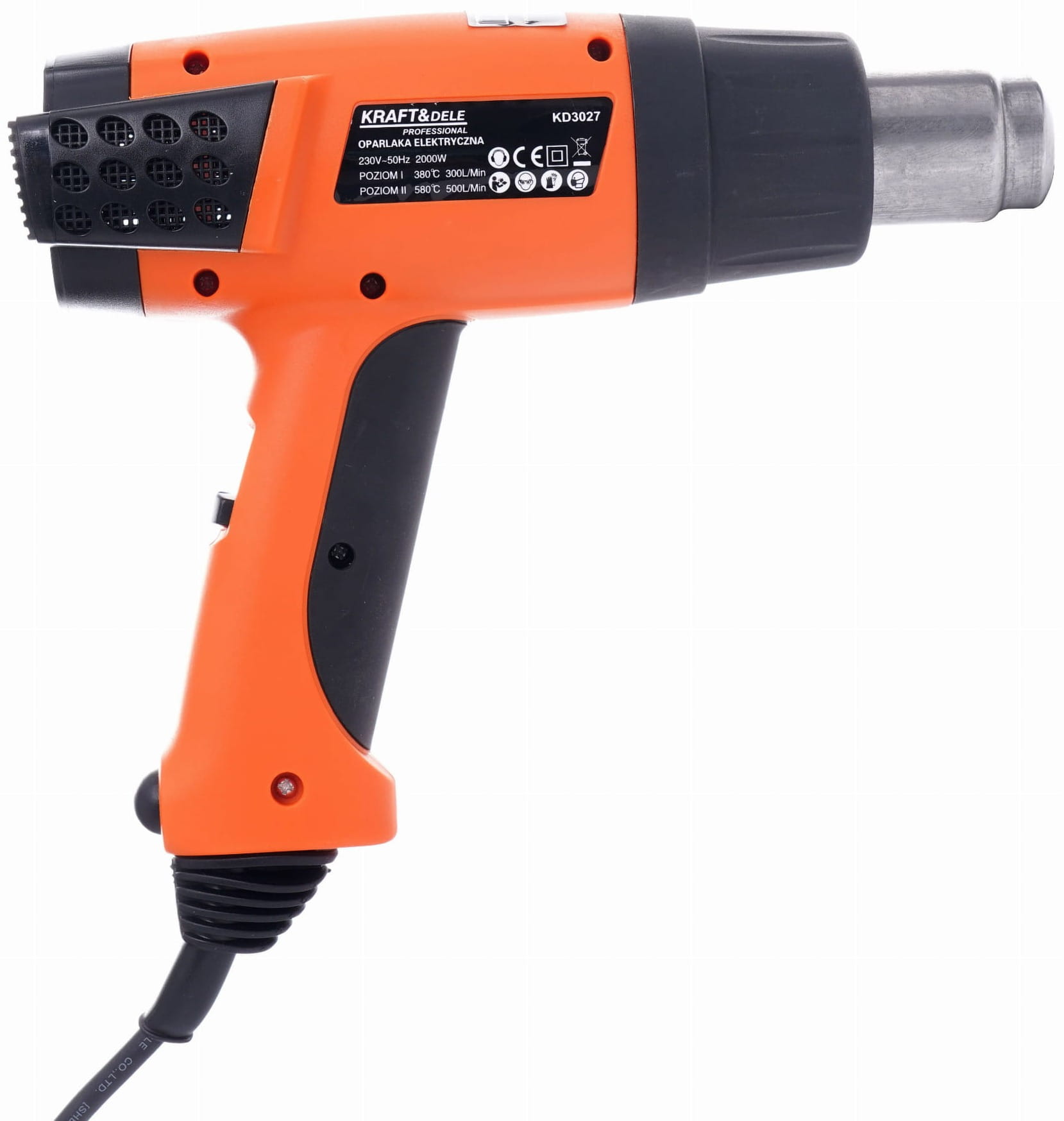 Elektrická horkovzdušná pistole 2000 W KD3027