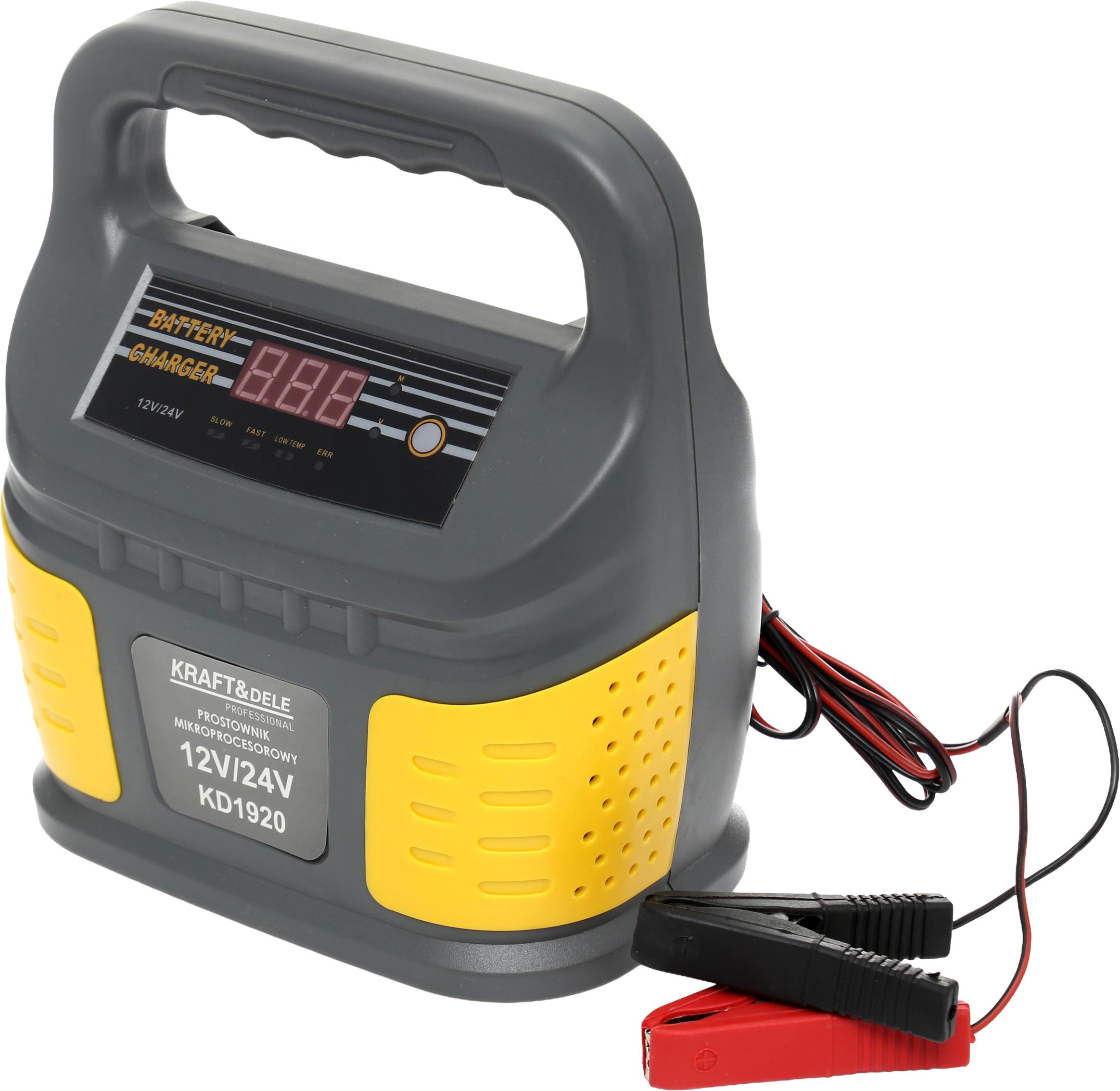 Mikroprocesorový nabíječ 12 V/24 V, 60–200 Ah KD1920