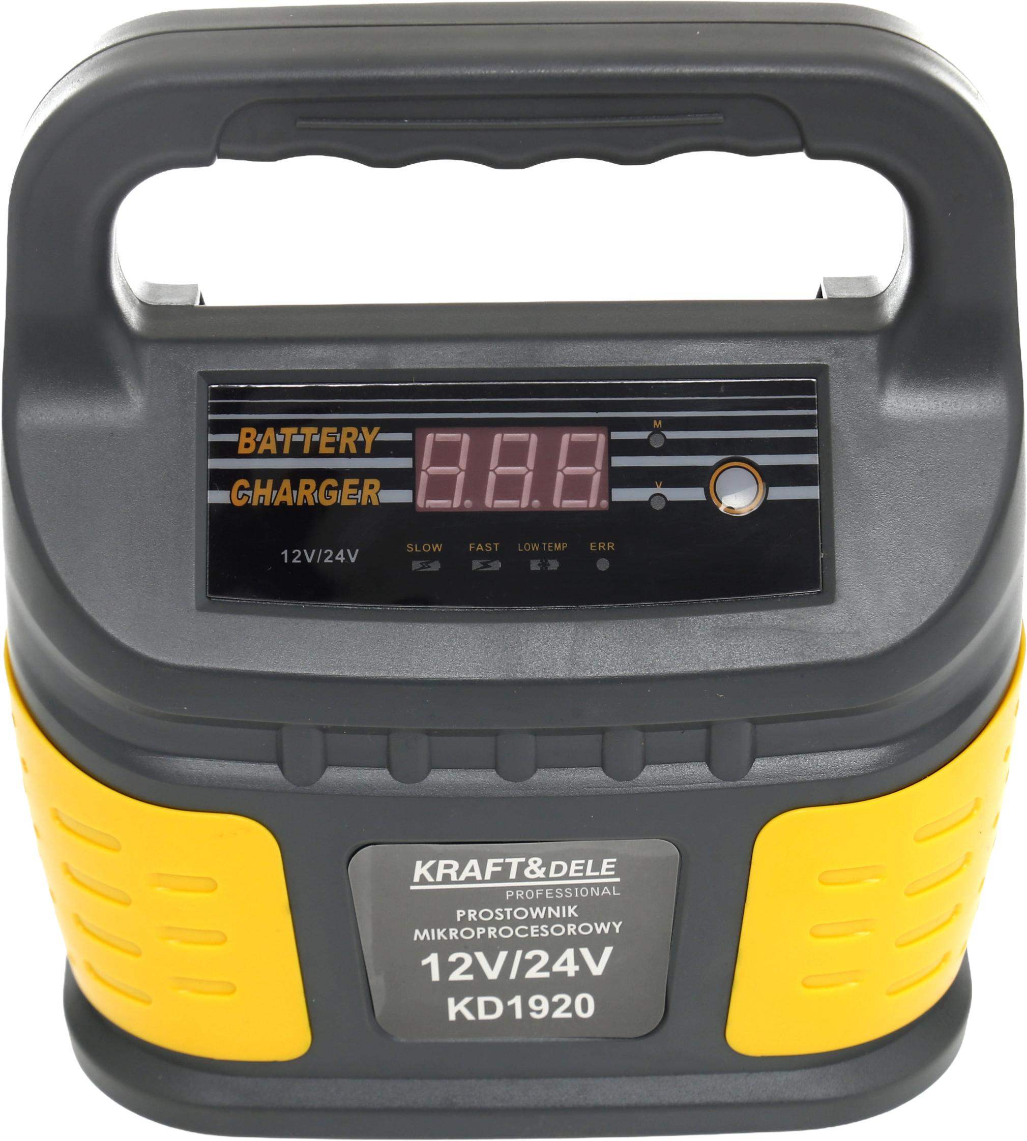Mikroprocesorový nabíječ 12 V/24 V, 60–200 Ah KD1920