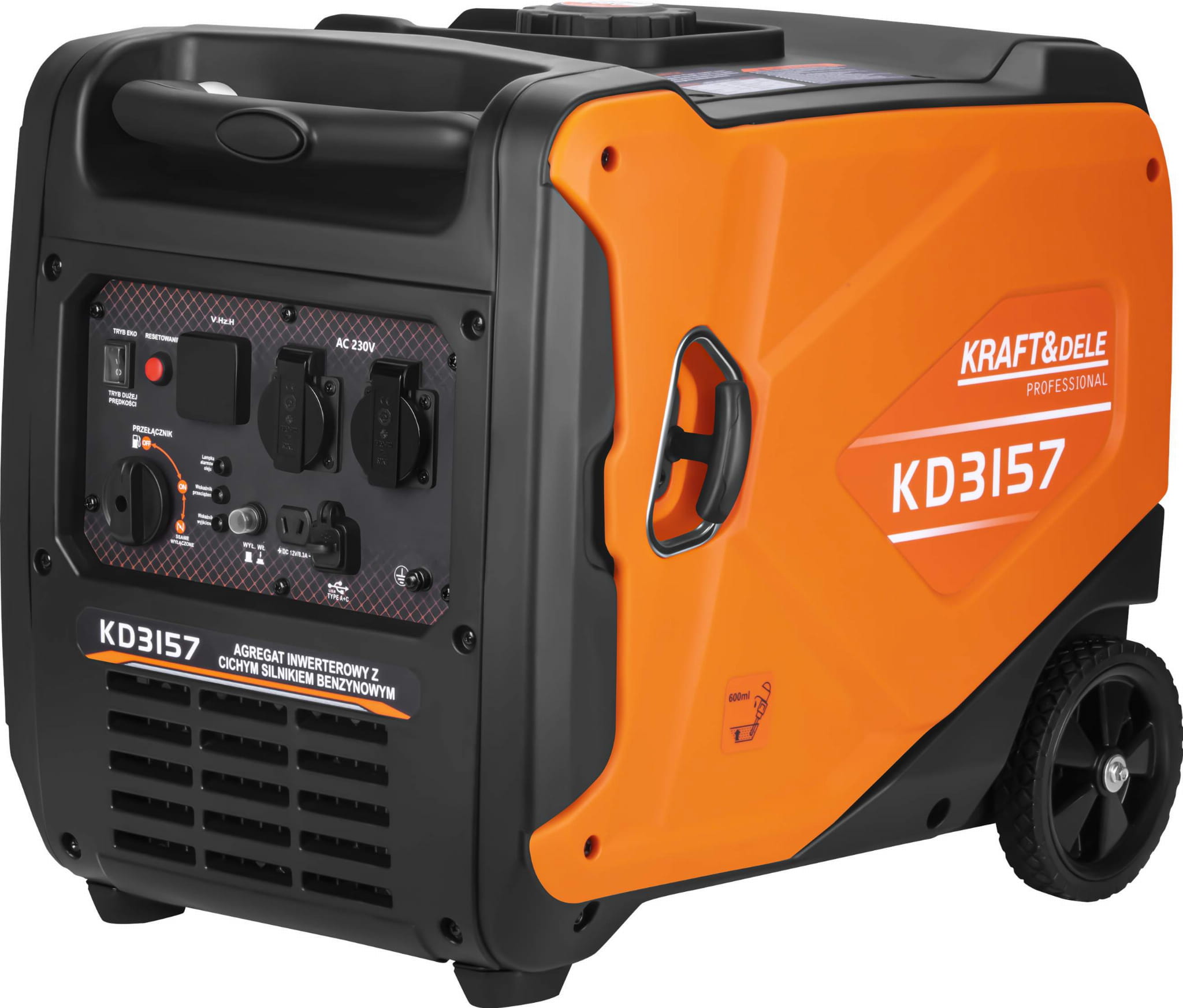 Invertorový agregát 4,5 kW, 230 V KD3157