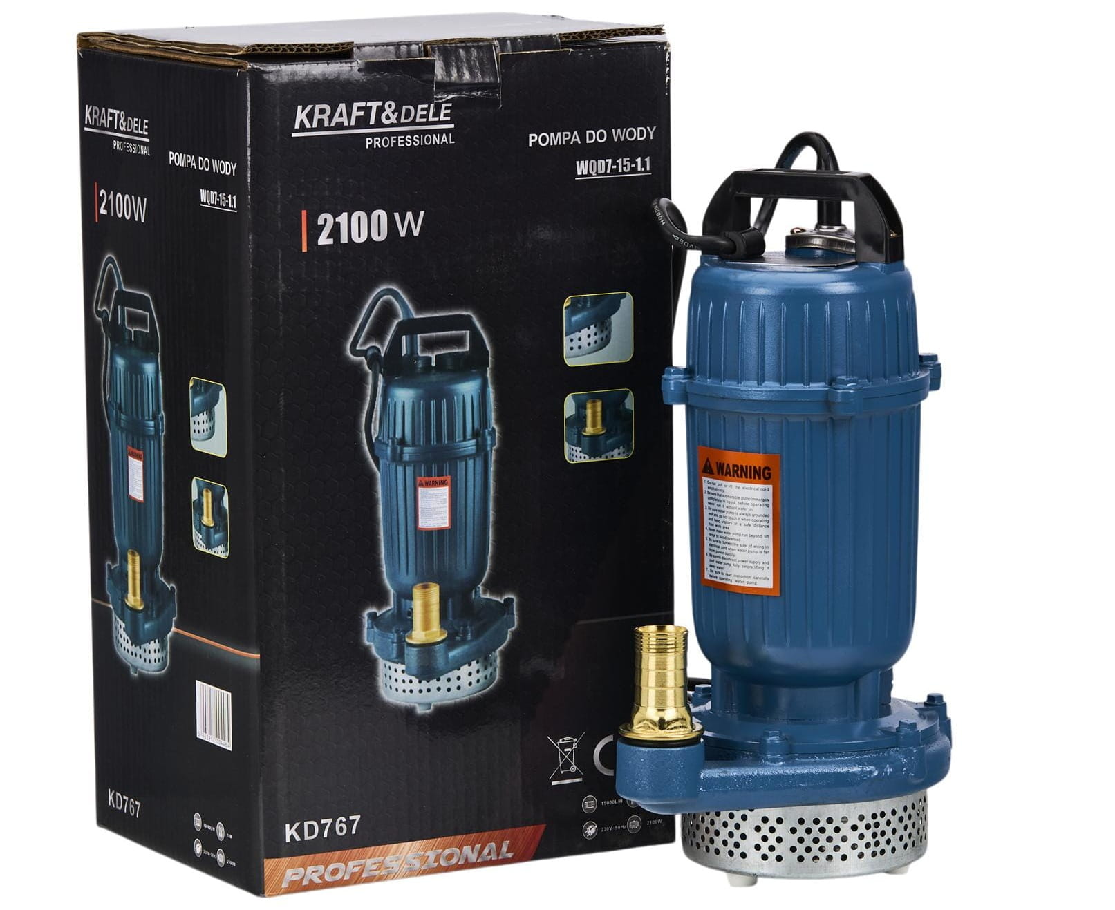 Čerpadlo na špinavou a čistou vodu 2100 W KD767