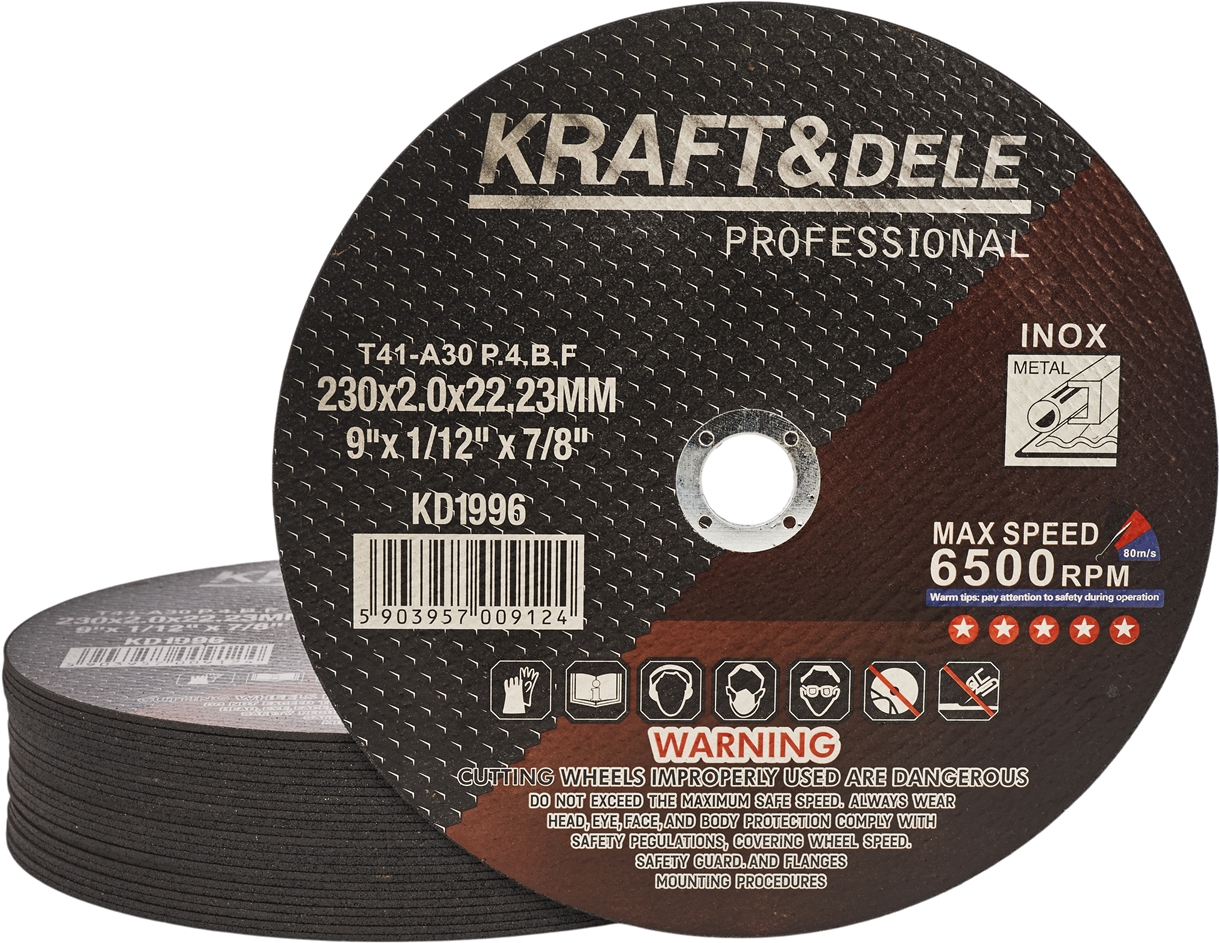 Řezací kotouč na kov 230 × 2,0 × 22,23 mm KD1996