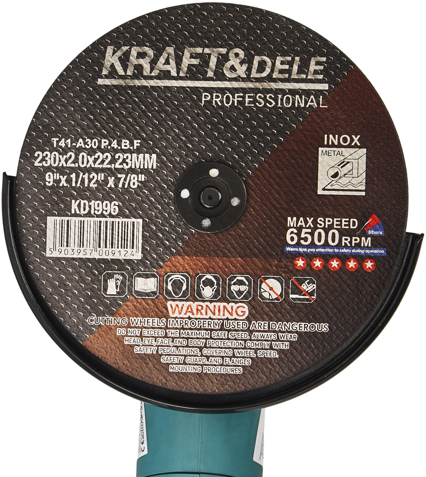 Řezací kotouč na kov 230 × 2,0 × 22,23 mm KD1996