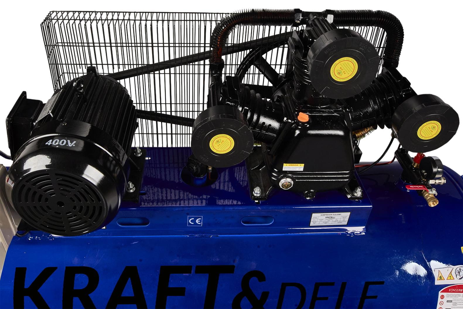 Olejový kompresor 500 l, 3 písty, 400 V KD4062