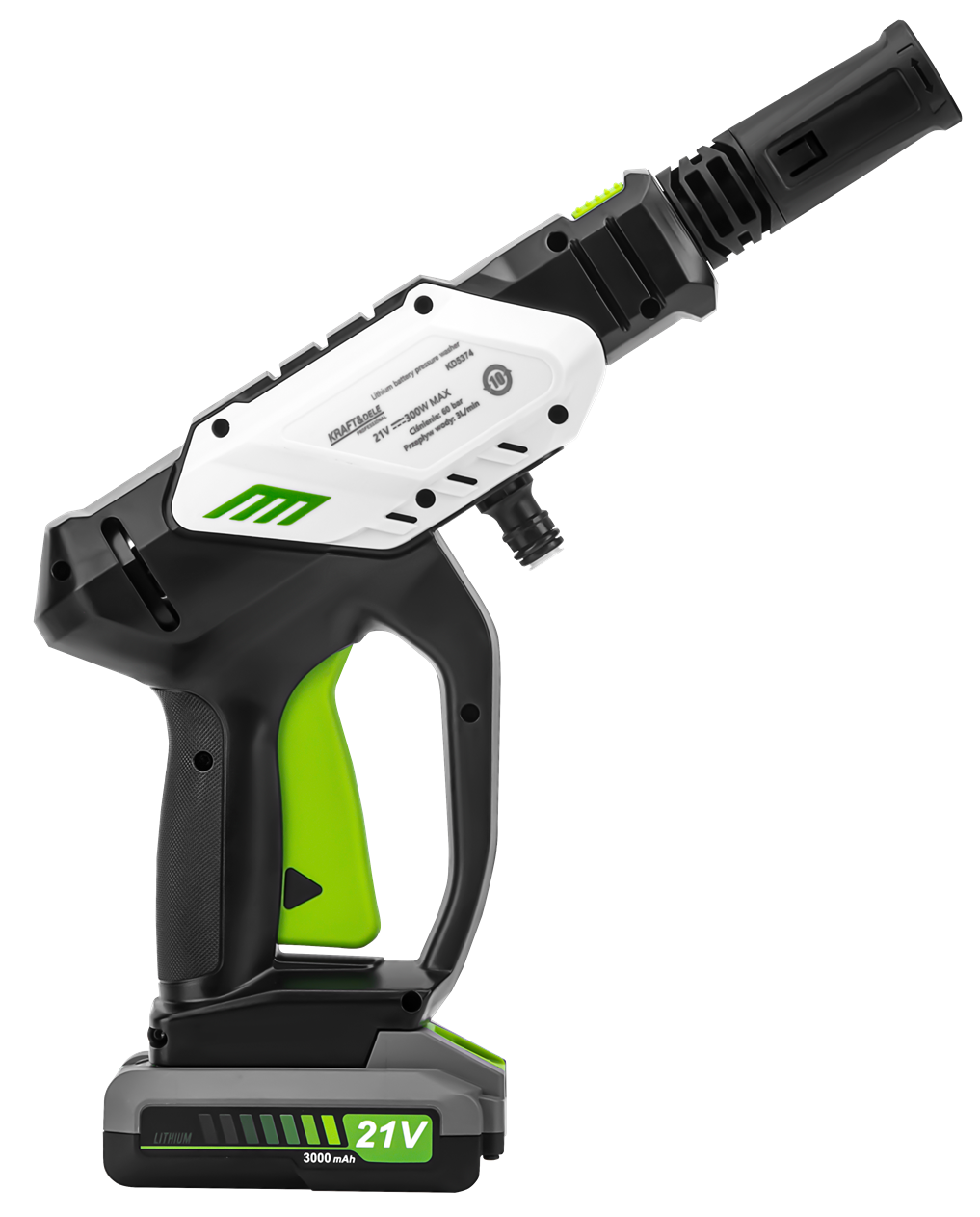 akumulátorová myčka 300 W, 21 V, 3 Ah KD5374
