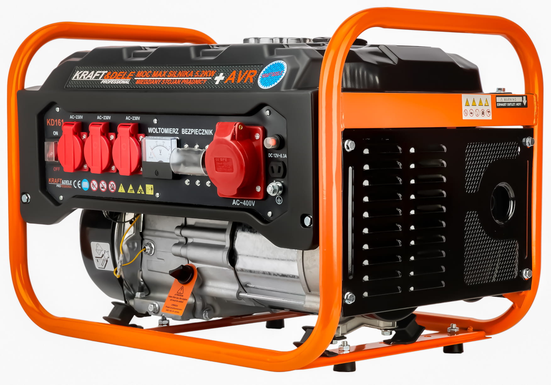 Generátor 3500 W, 12–380 V KD161