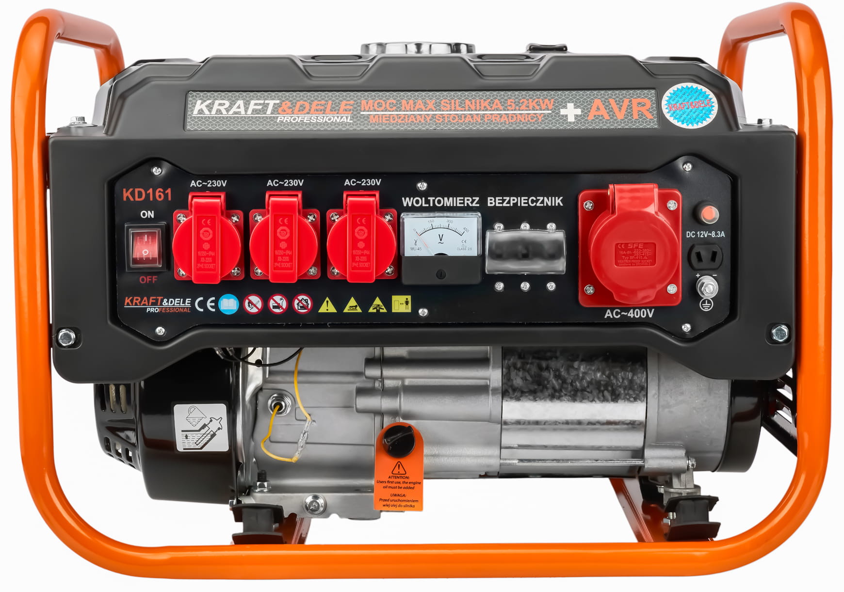 Generátor 3500 W, 12–380 V KD161