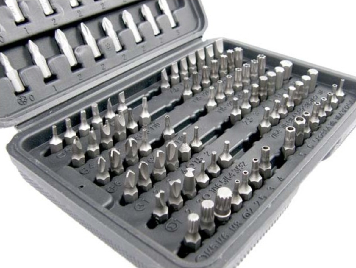 Sada bitů TORX 100 ks KD10264