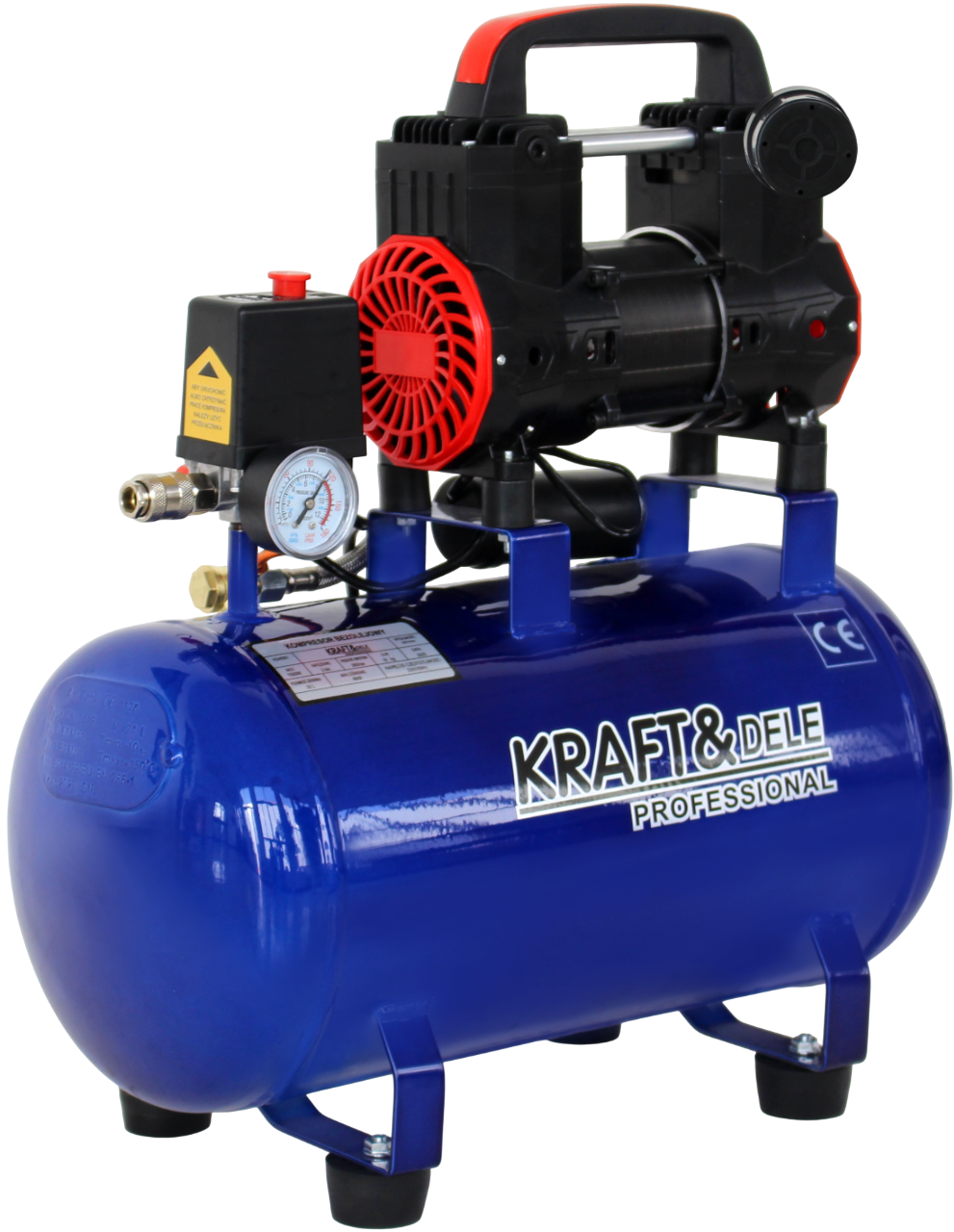 Bezolejový kompresor 30 l, 1500 W, 285 l/min KD4091