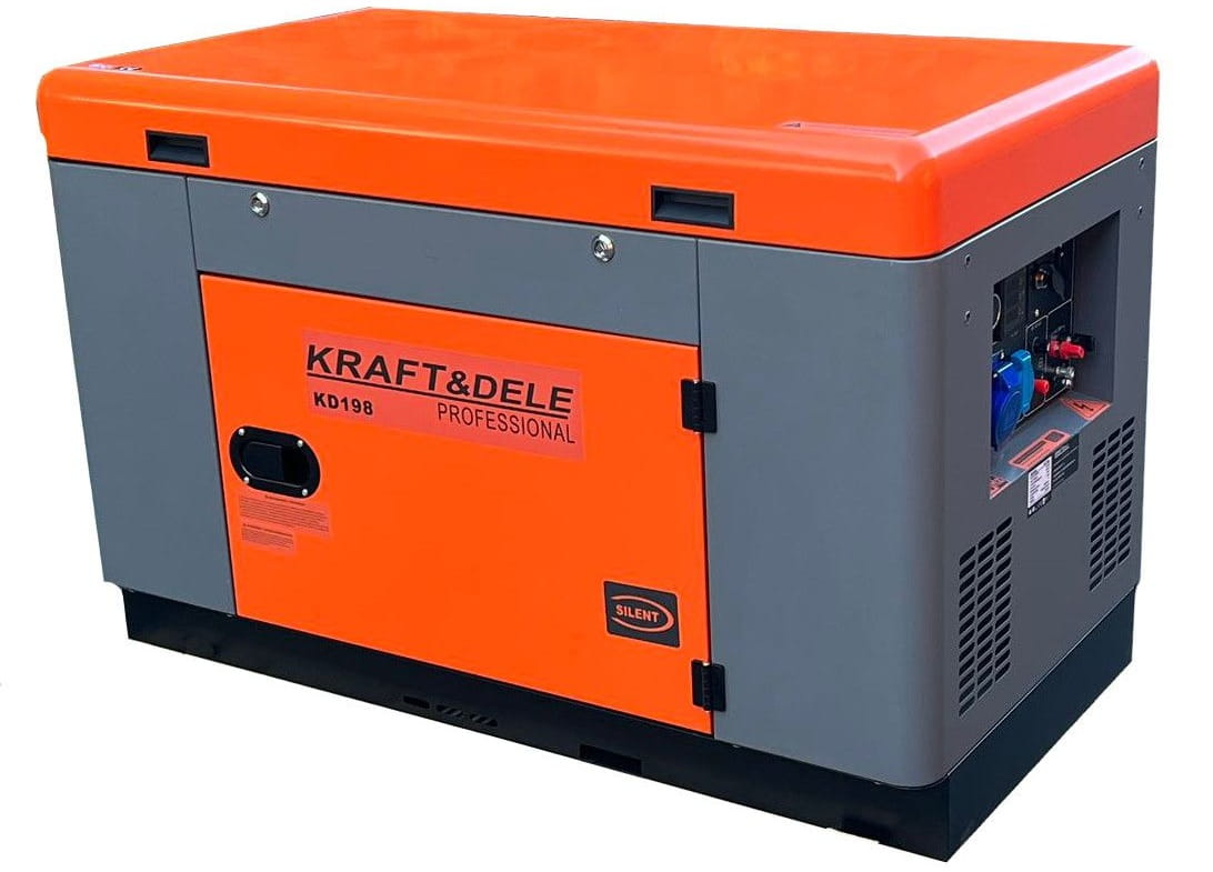 KRAFT&DELE Jednofázový dieselový generátor 14/15,5 kW KD198