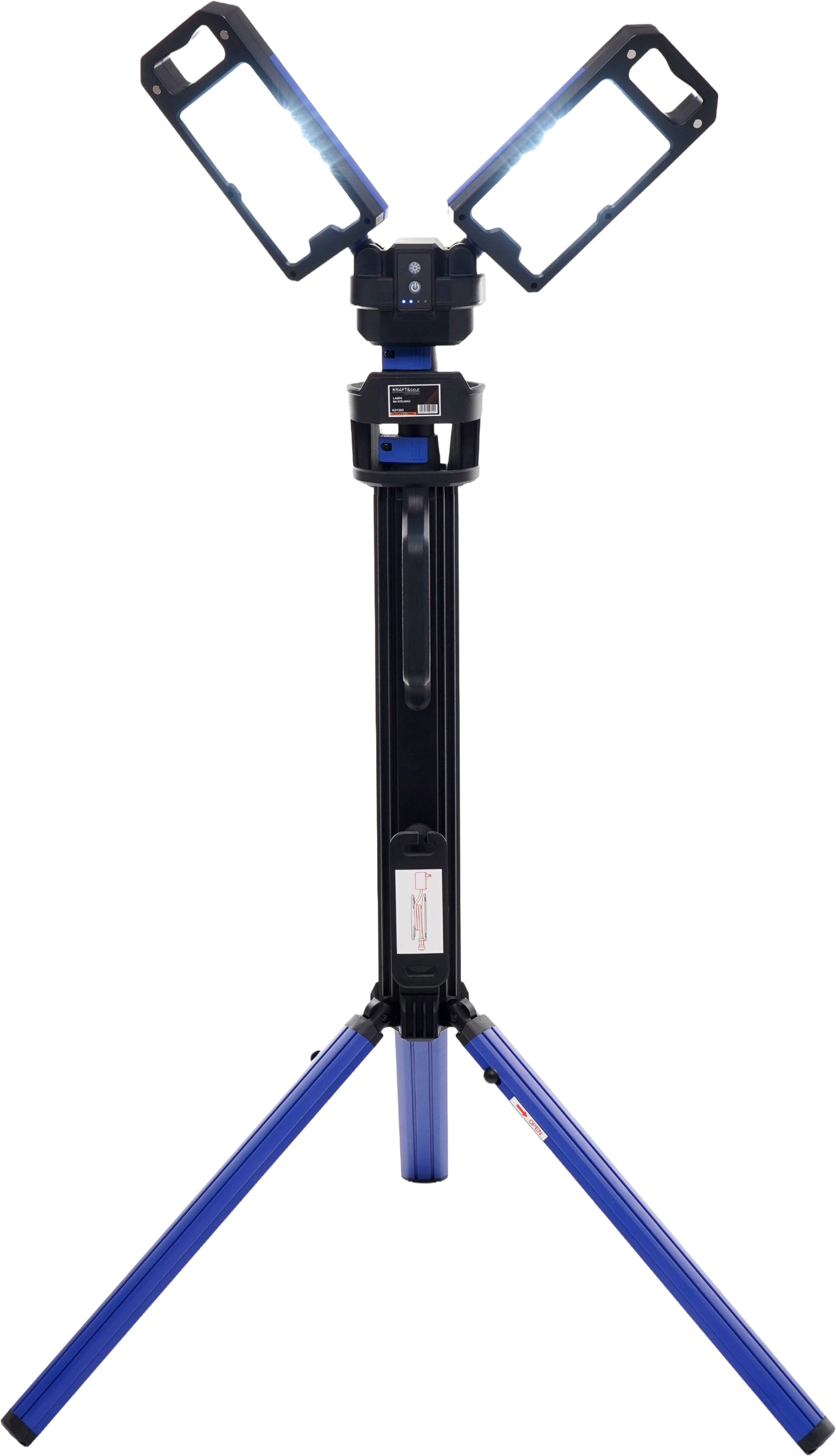 KRAFT&DELE KD1265 Lampa na stojanu 5000 lm, 2 × 21700, 4000 mAh