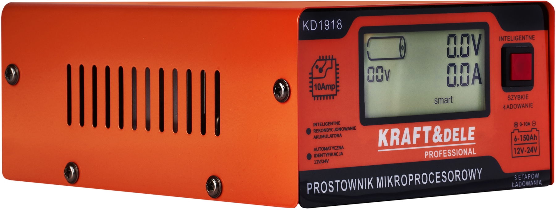 Mikroprocesorový nabíječ 10 A, 12/24 V KD1918