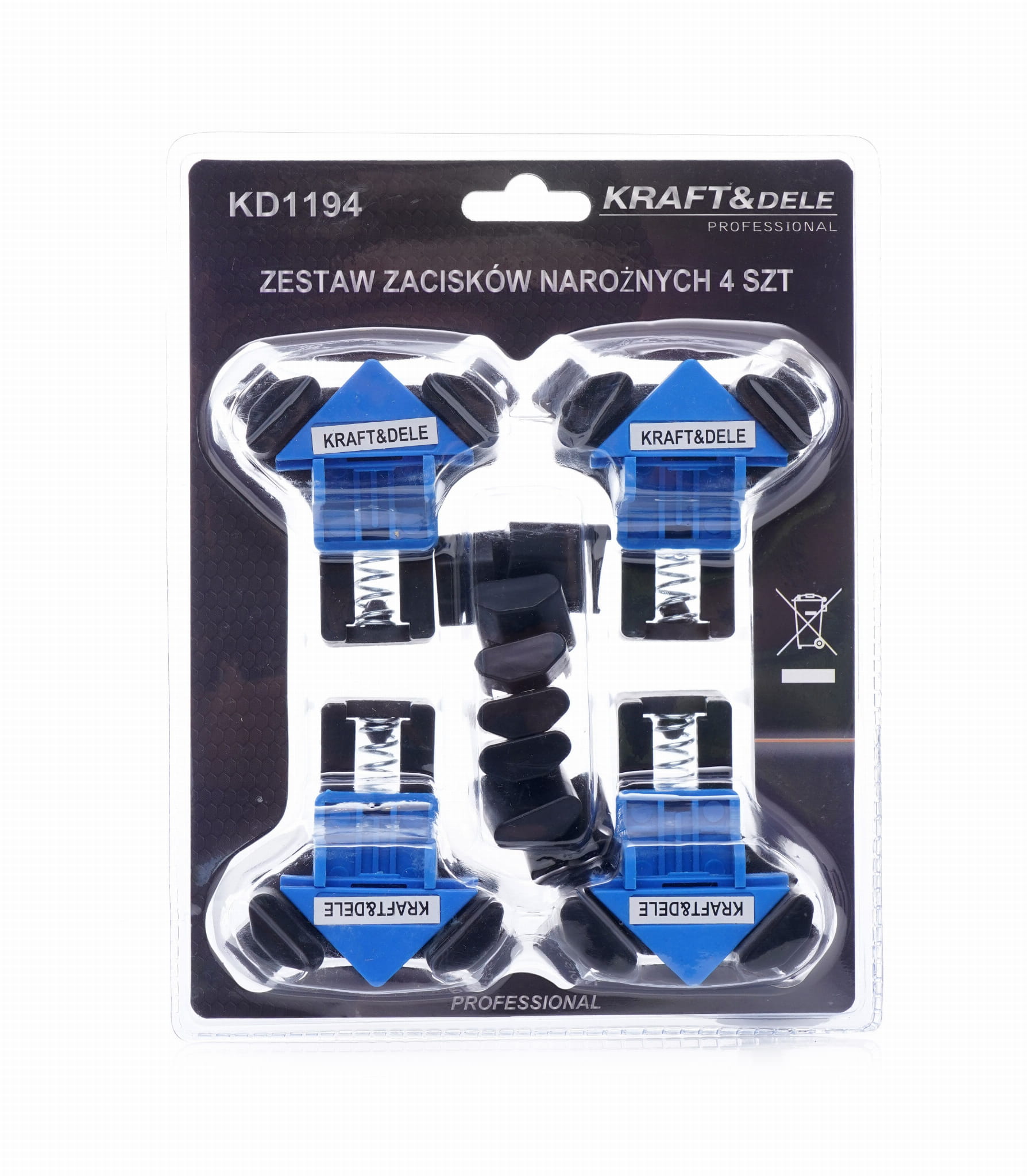Úhlové truhlářské svěrky, 4 ks KD1194
