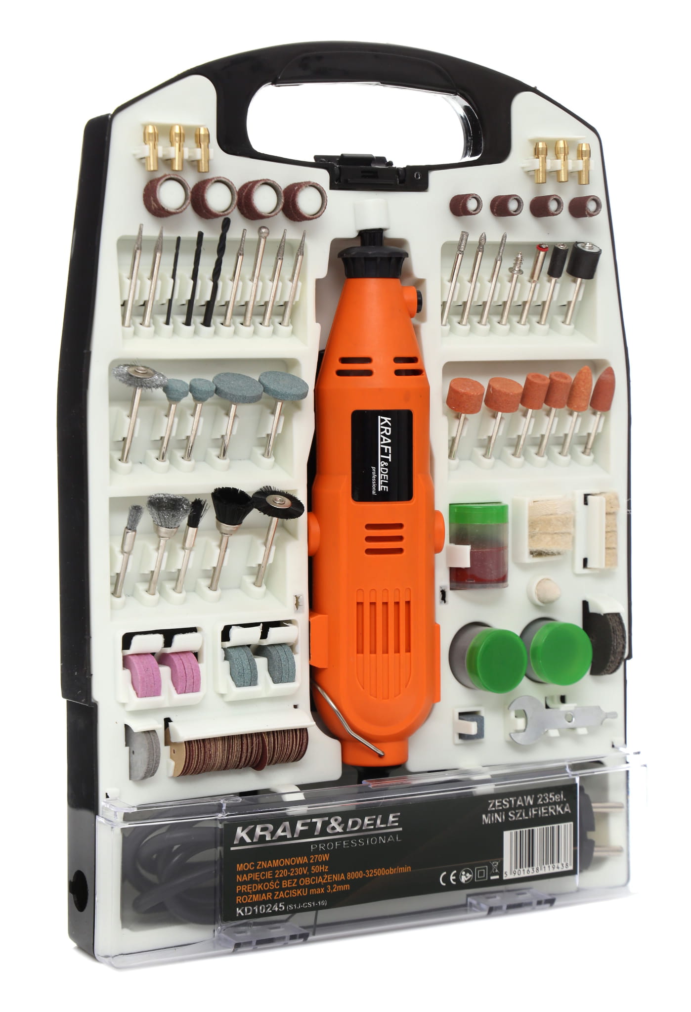 Mini bruska 270 W, 235 ks KD10245