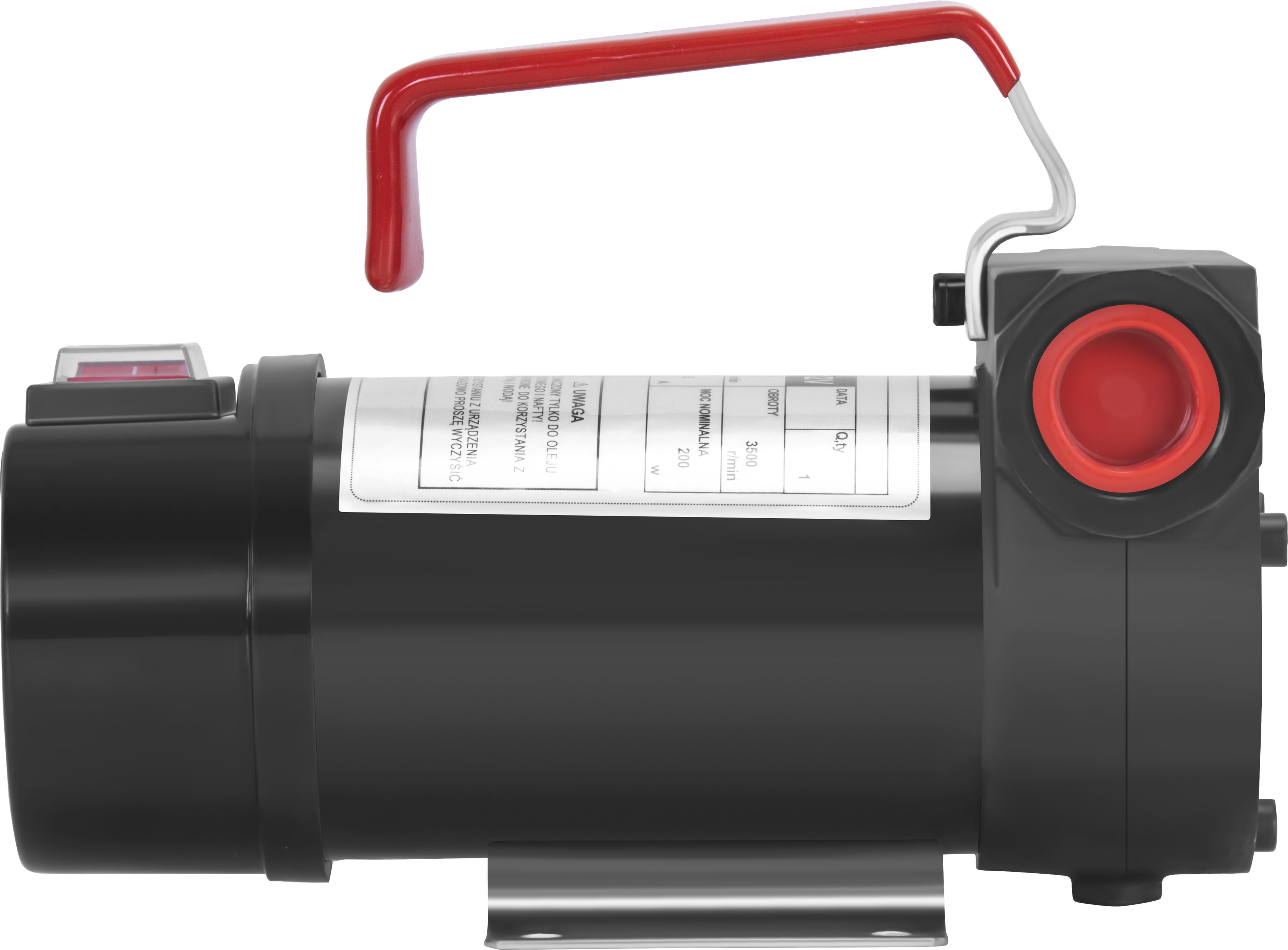 Palivové čerpadlo 12 V, 200 W, 55 l/min + pistole KD5536