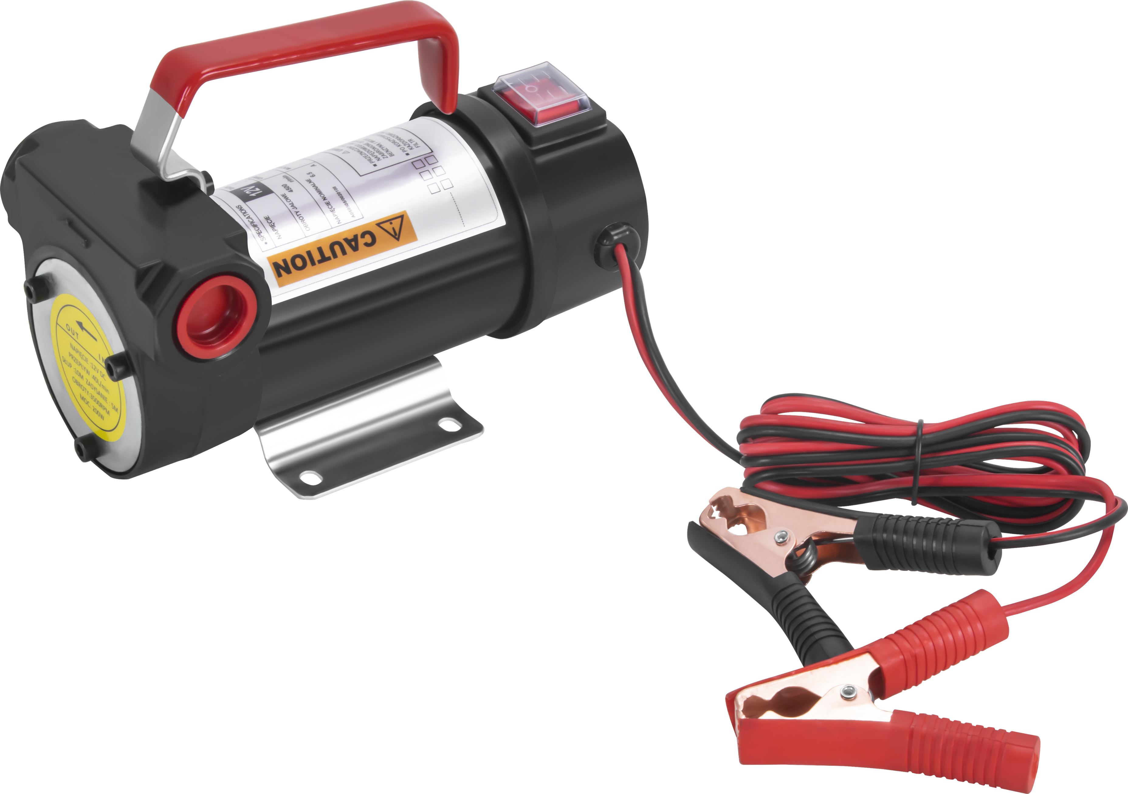 Palivové čerpadlo 12 V, 200 W, 55 l/min + pistole KD5536