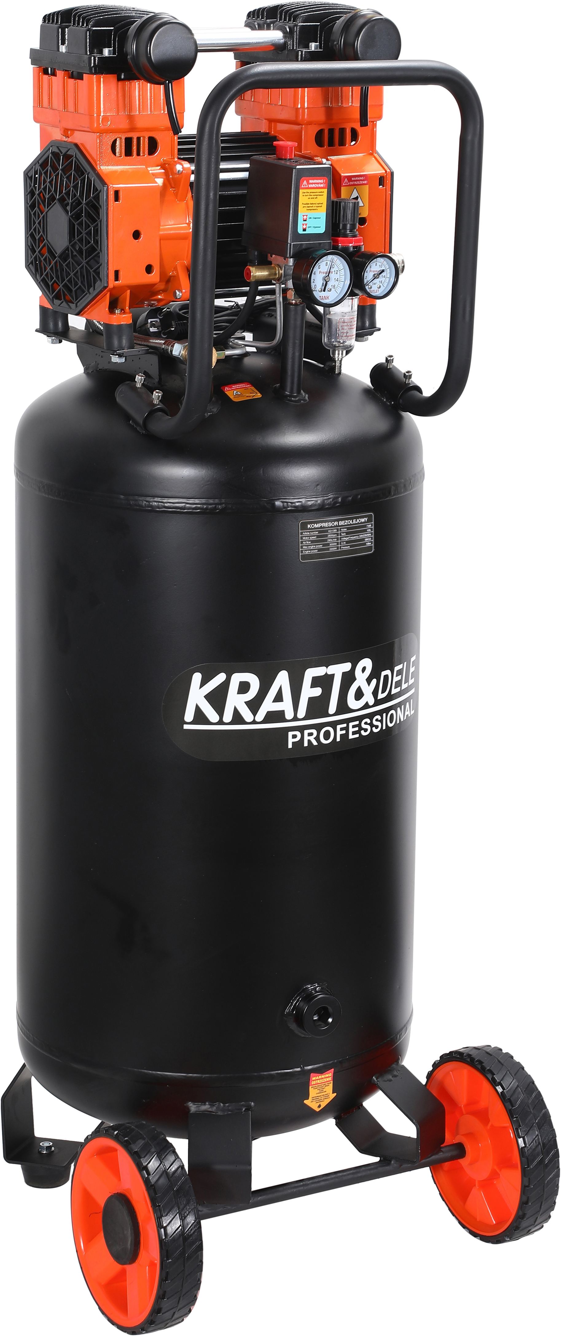 Bezolejový kompresor 100 l, 3000 W KD1389
