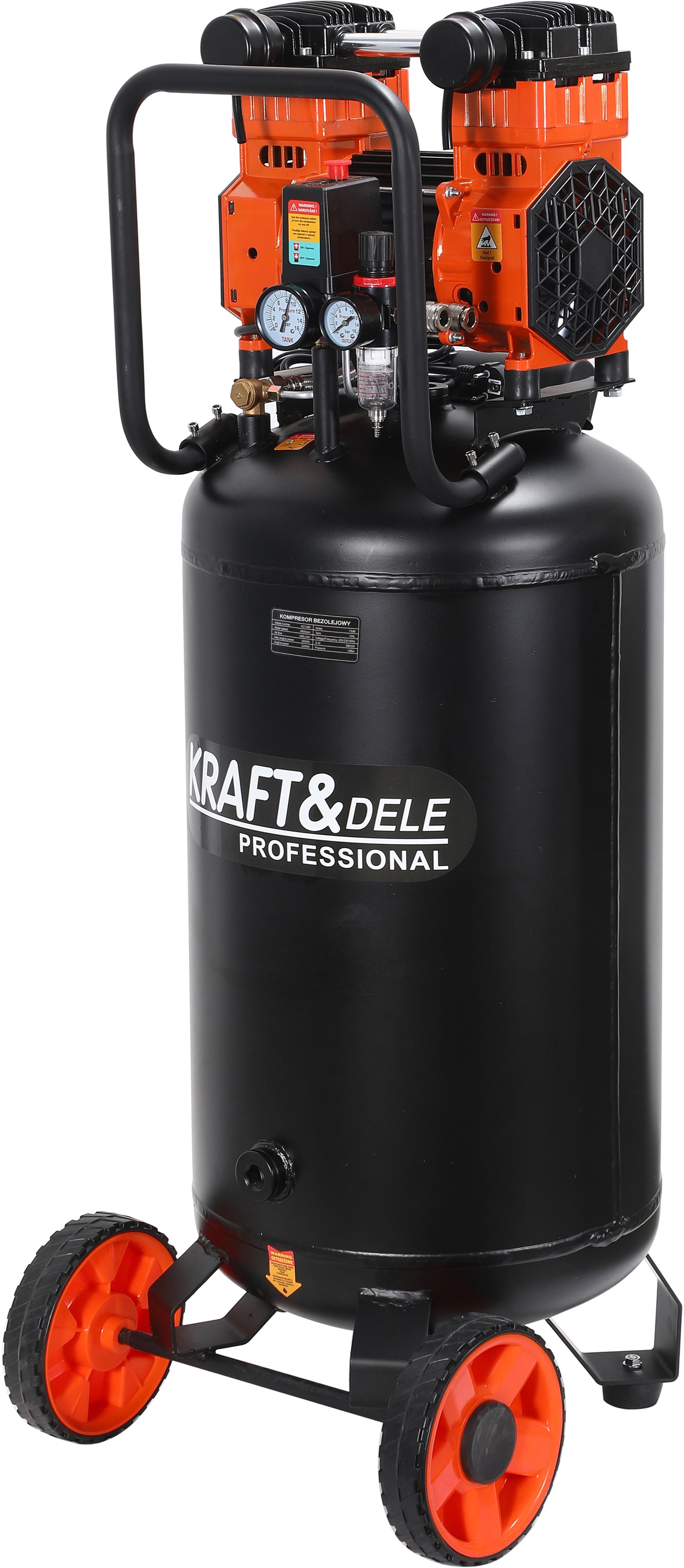 Bezolejový kompresor 100 l, 3000 W KD1389