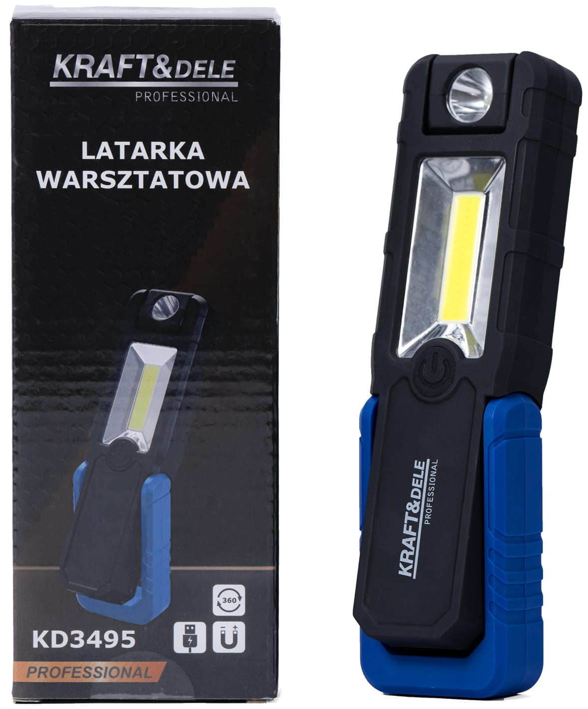 LED svítilna do dílny 250 lm, 2500 mAh KD3495