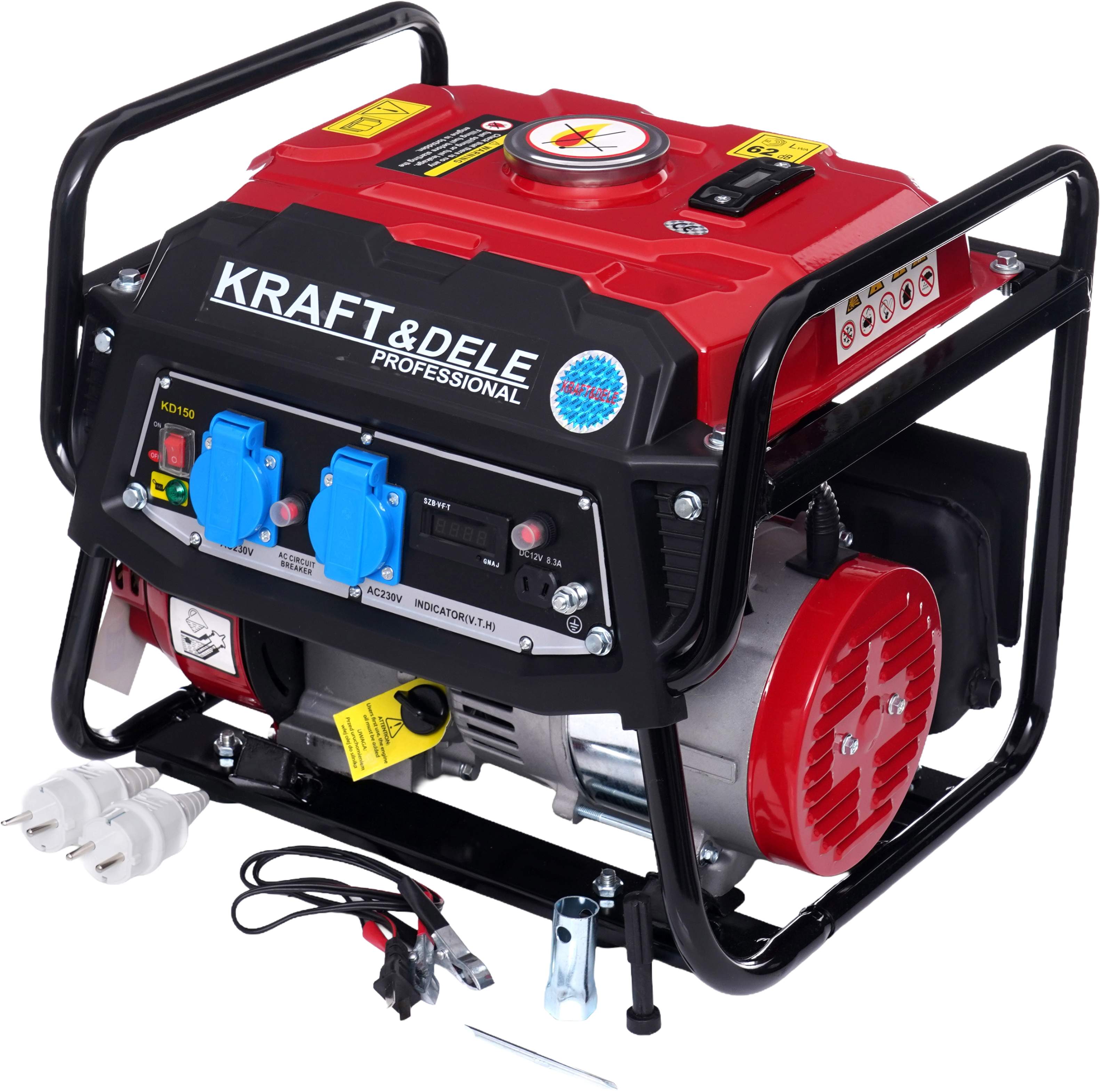Generátor 12 V/230 V, 1500 W + displej KD150
