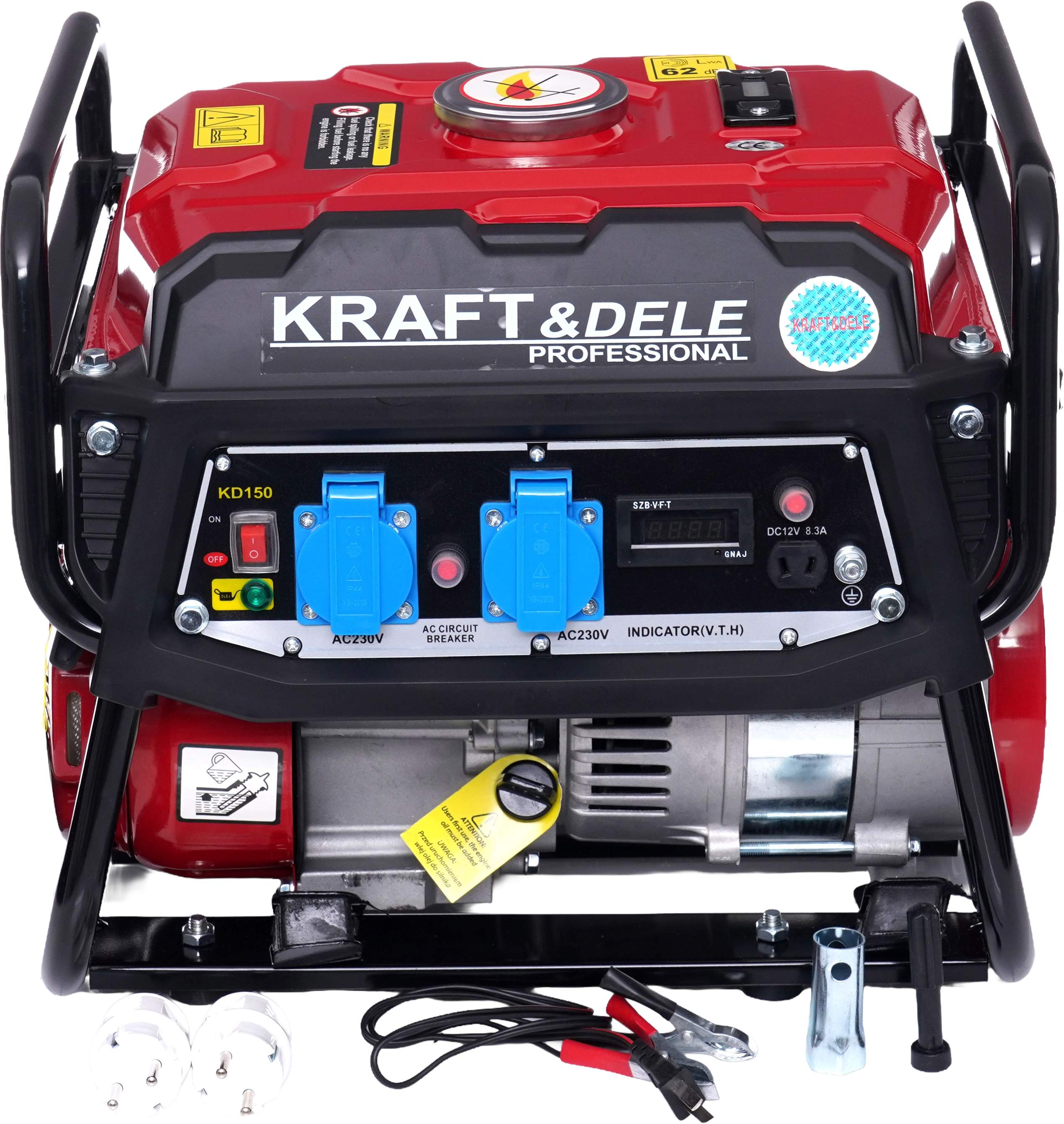 Generátor 12 V/230 V, 1500 W + displej KD150