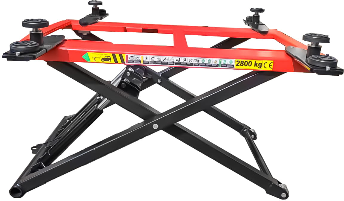 Nůžkový zvedák mobilní 2,8 t, 230 V KD5824_2K