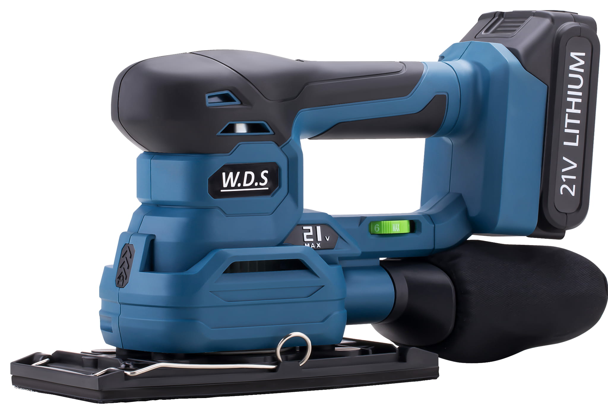 Excentrická bruska 21 V, 3,0 Ah, 3 V, 1,21 V WDS2526