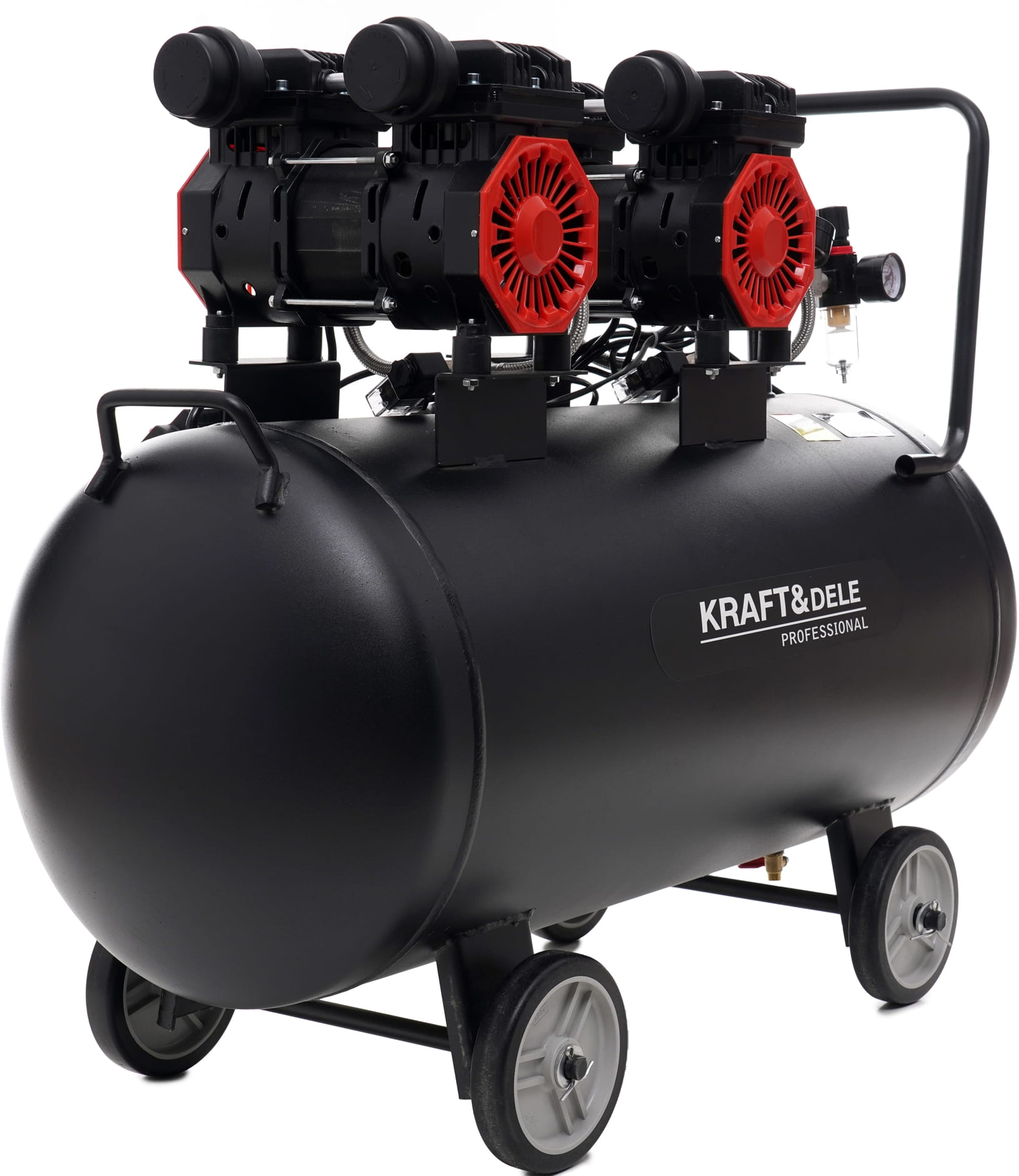 Bezolejový kompresor 100 l, 2 × 1500 W KD1387