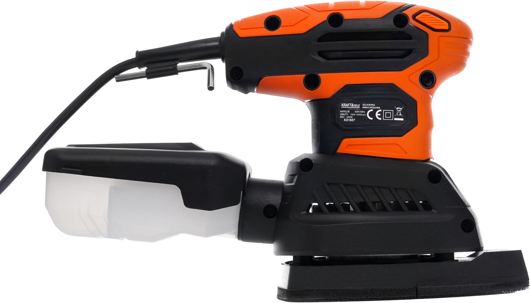 Excentrická bruska 1200 W, 12 000 ot./min. KD1667