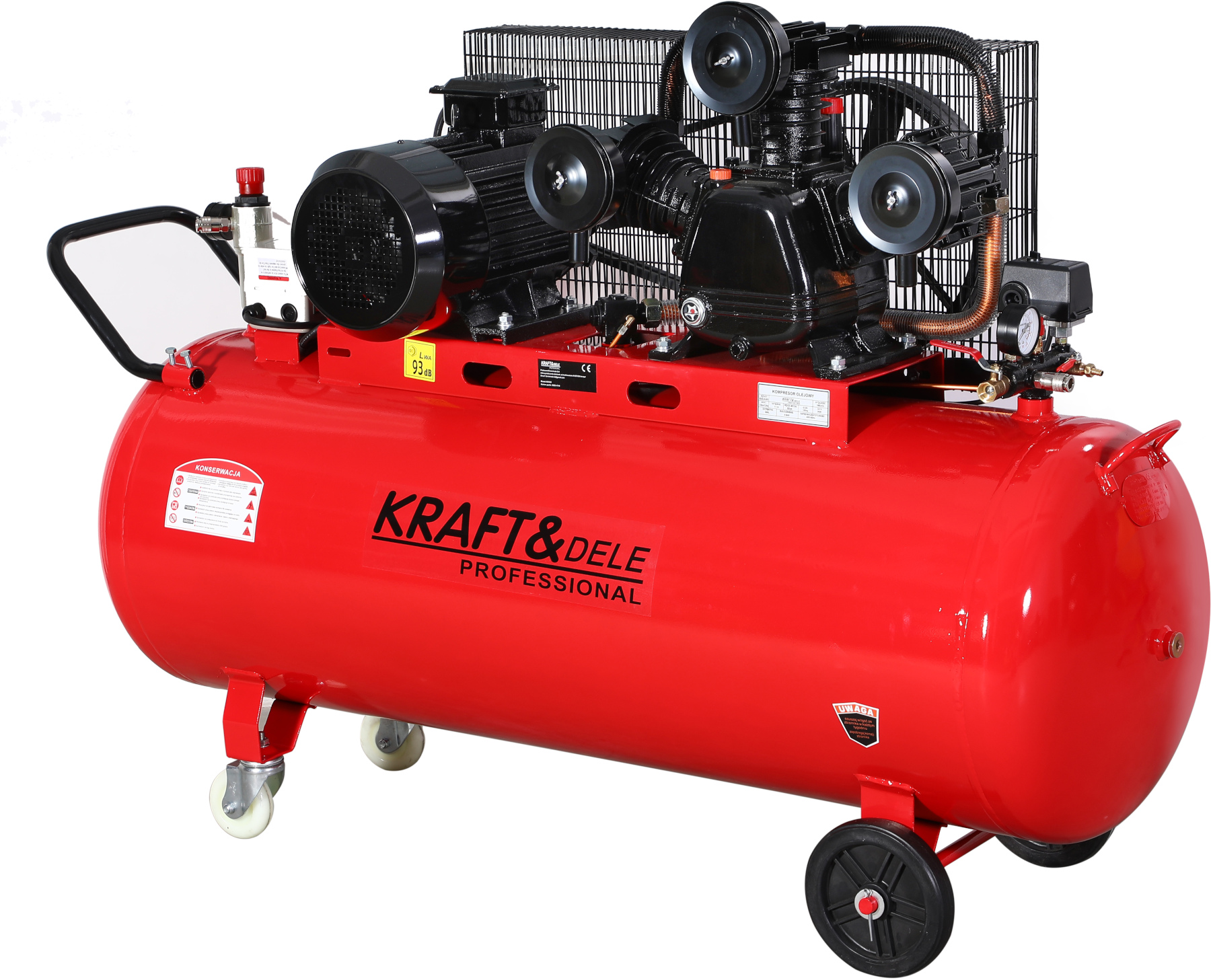 Olejový kompresor 300 l, 400 V, 3 písty + odlučovač KD1411