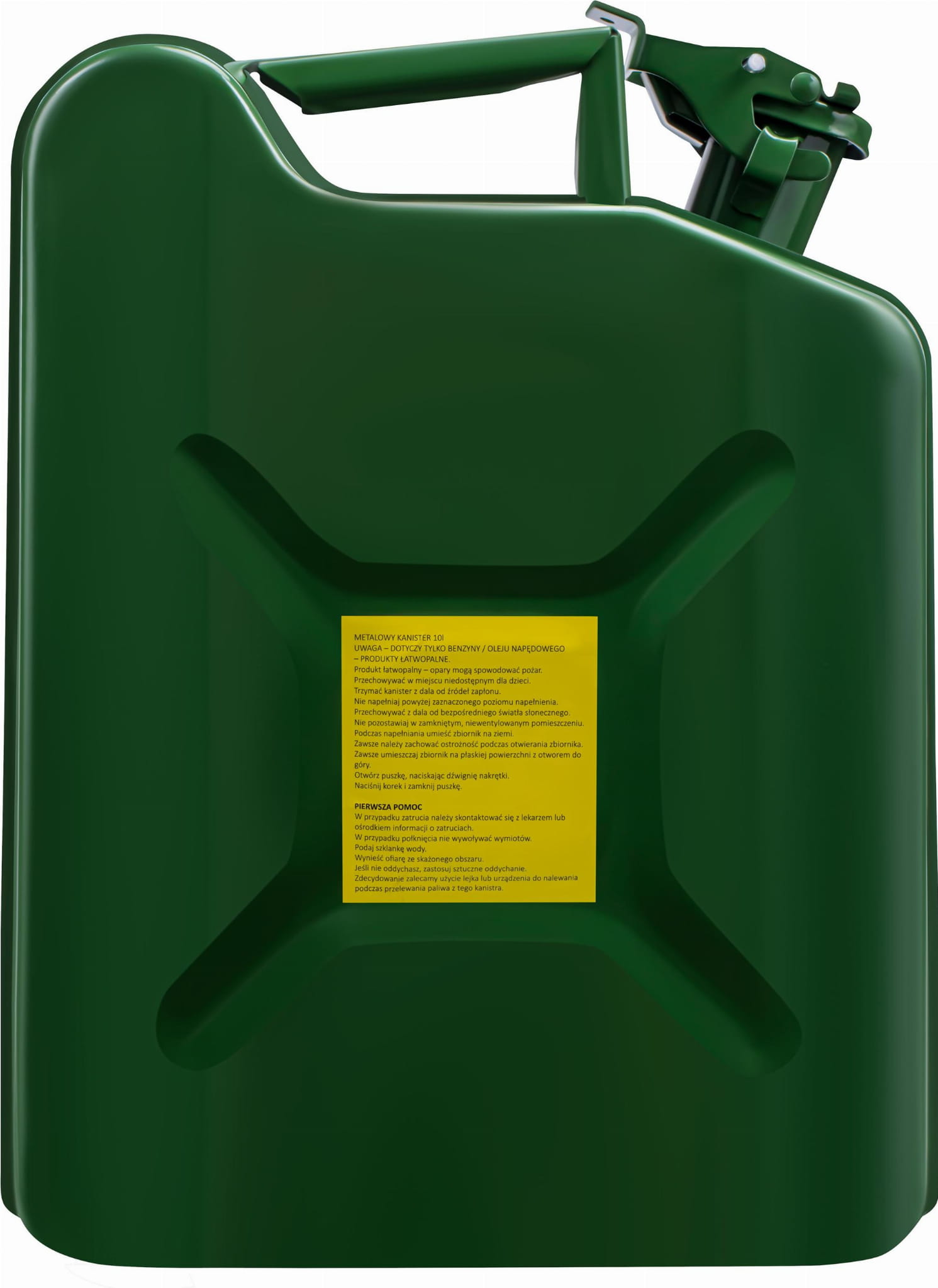 Kovový kanystr 10 l KD5441