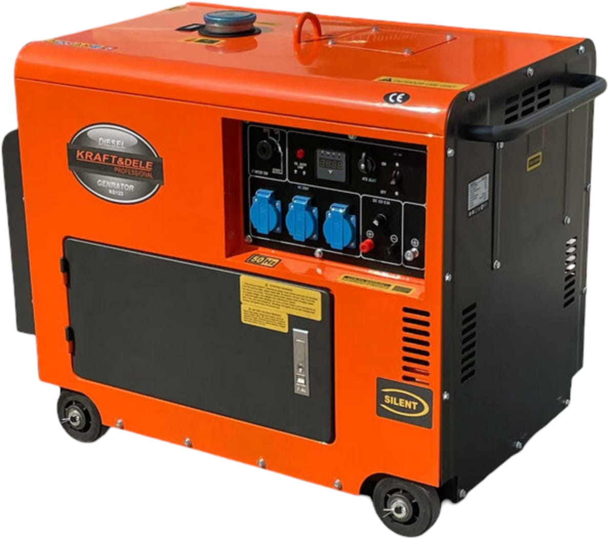 Dieselový generátor + ATS 7000 W, 12/230 V KD123_2K