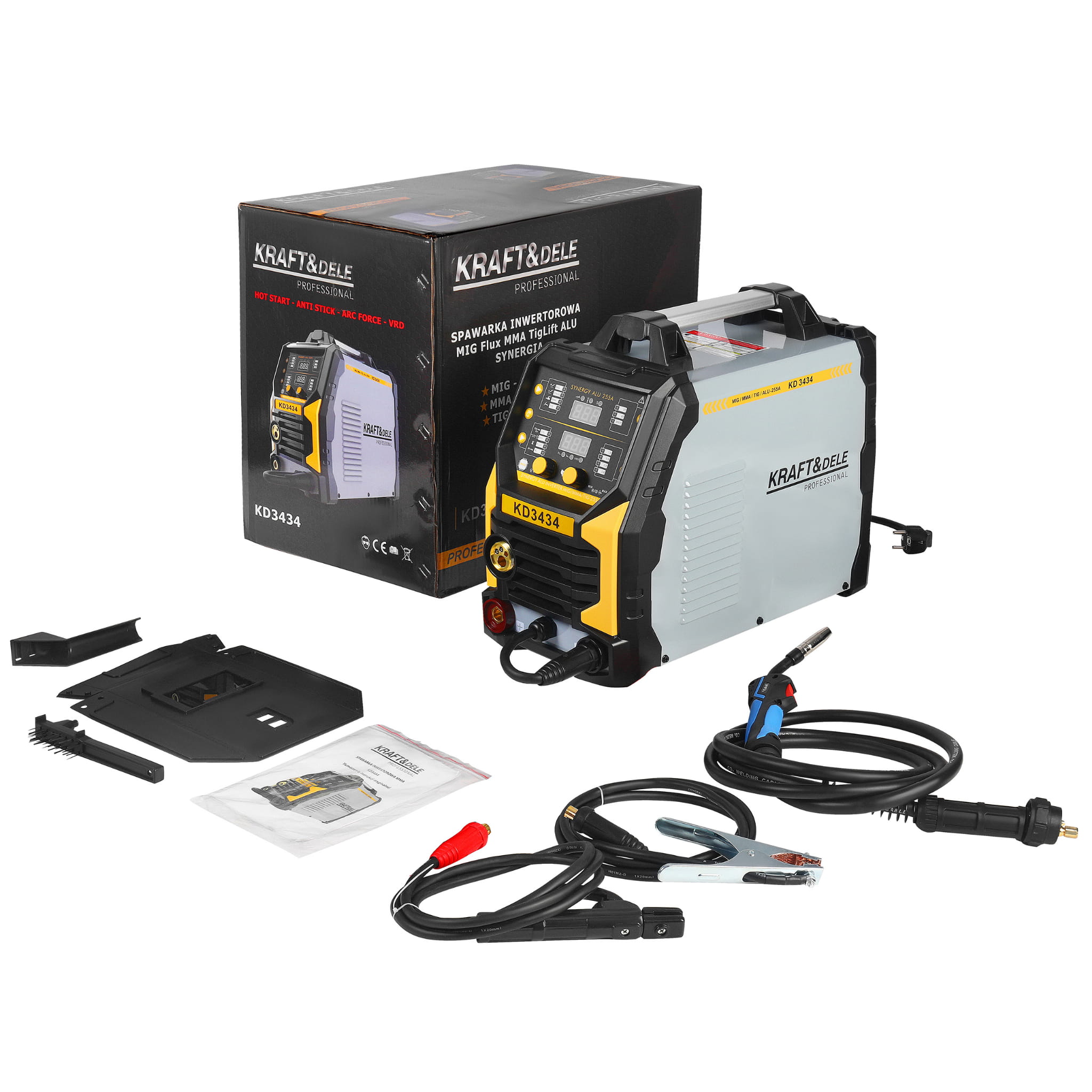 Invertorová svářečka MIG / Flux / MMA / TIG Lift Synergia KD3434