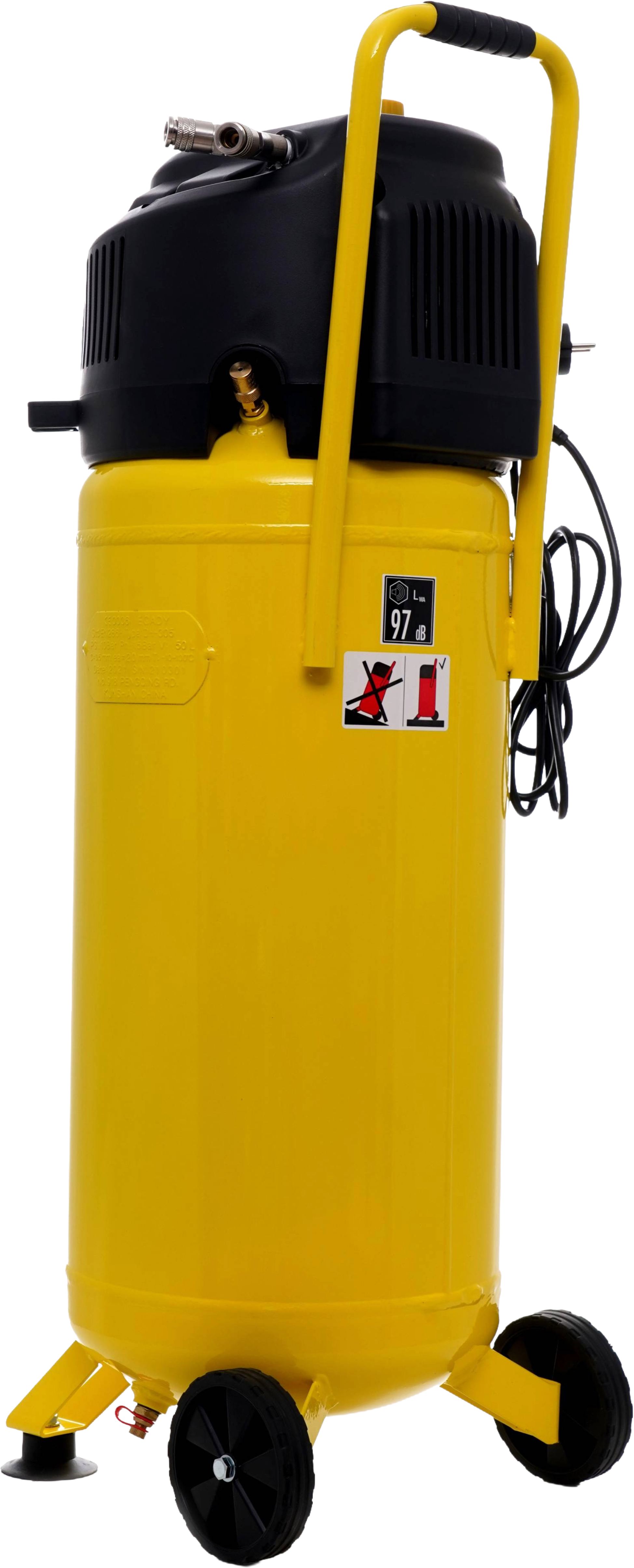 Bezolejový kompresor 2 HP, 50 l, 10 bar KD1418