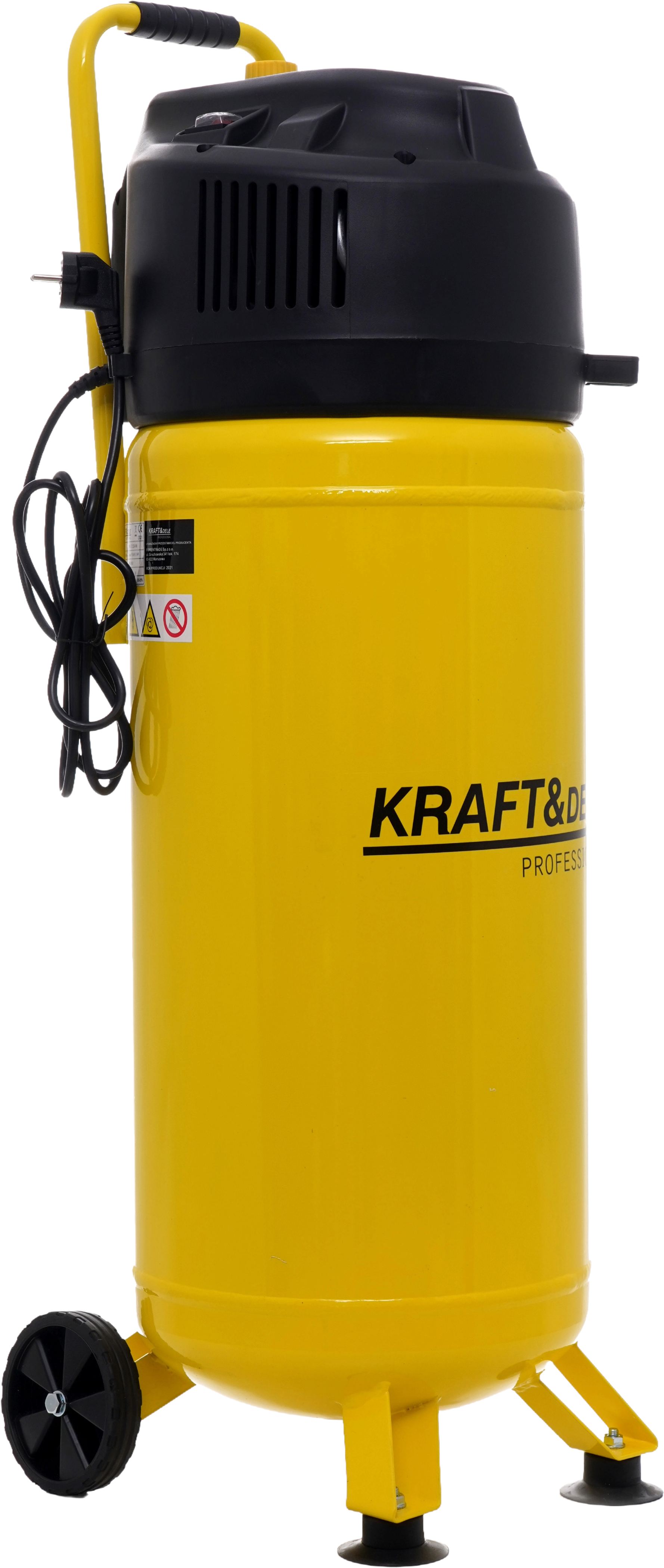 KRAFT&DELE Bezolejový kompresor 2 HP, 50 l, 10 bar KD1418