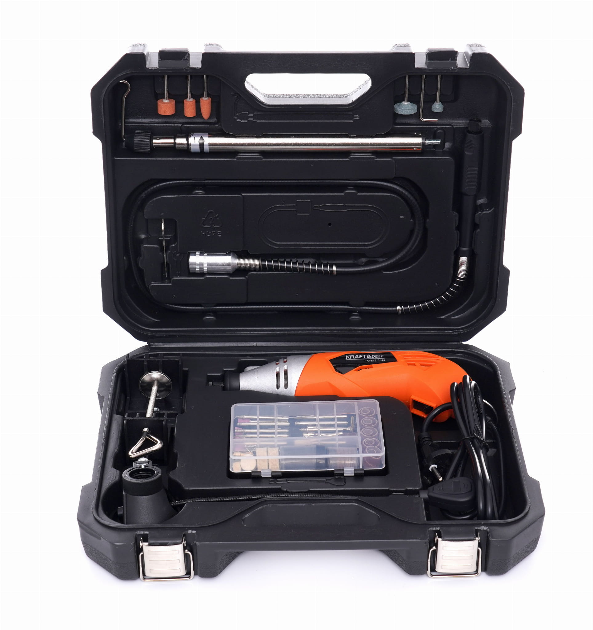 KRAFT&DELE Mini bruska 270 W + příslušenství (126 ks) KD10752